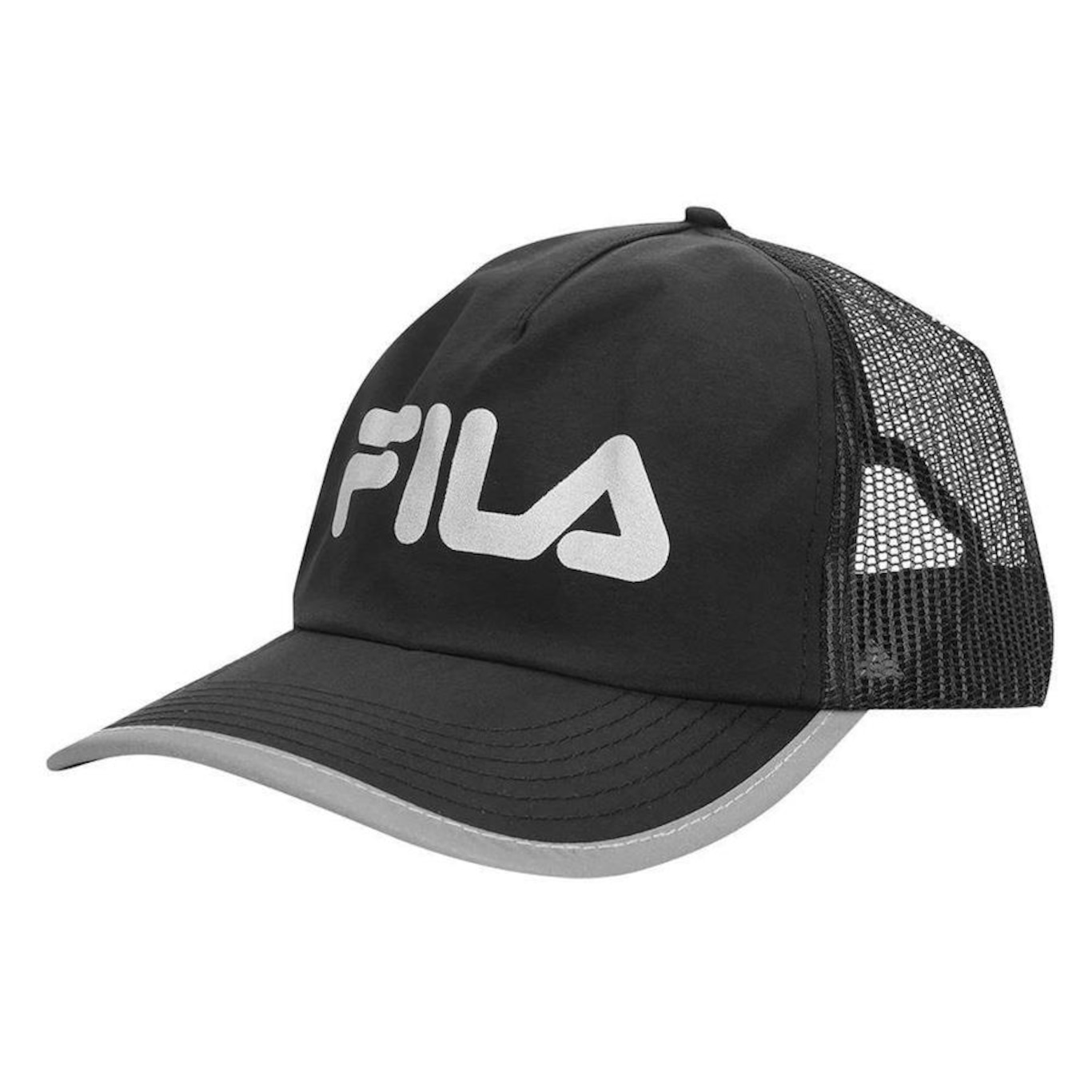 Boné Aba Curva Fila 940 Trucker Performance - Fecho Elástico - Adulto - Foto 1