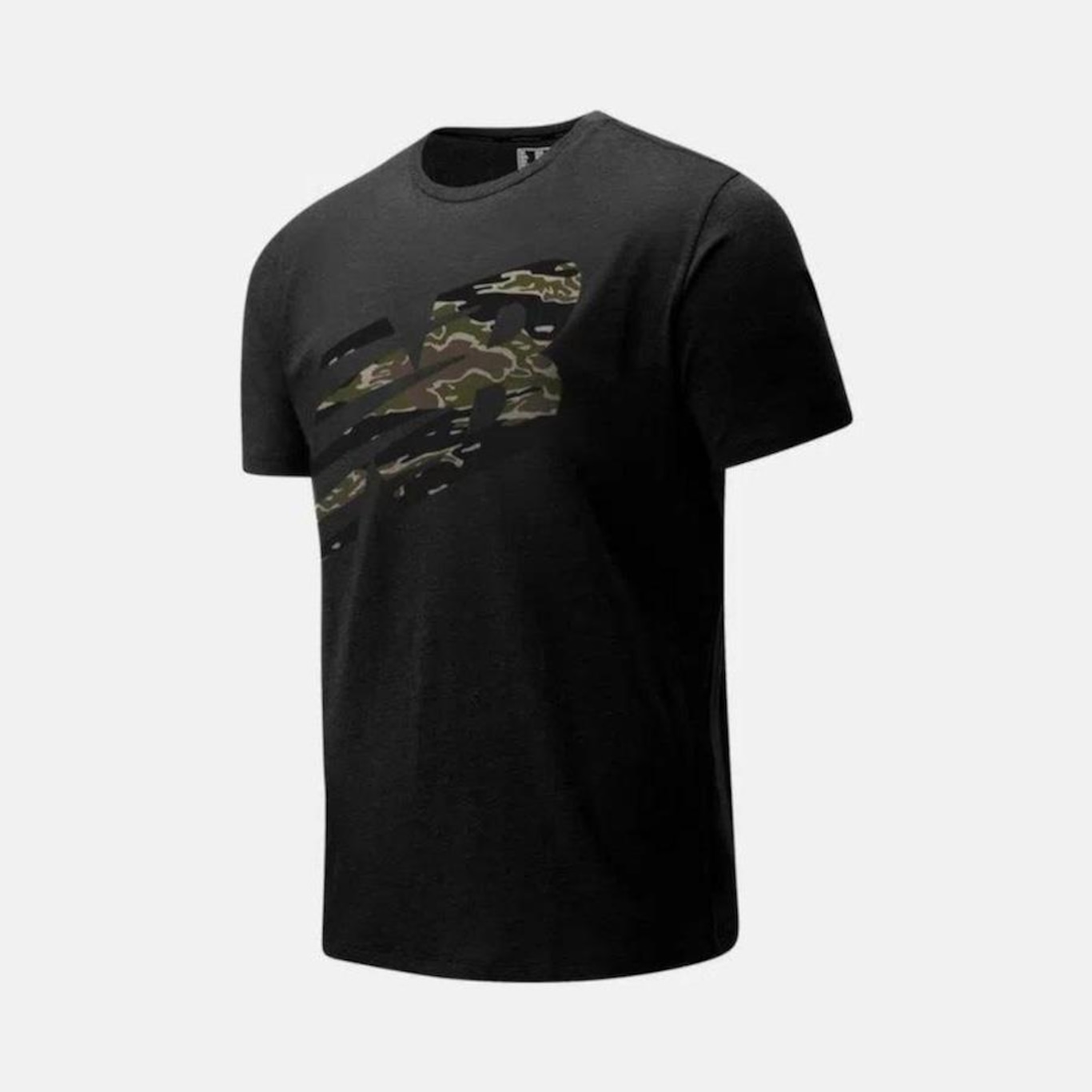 Camiseta New Balance Performance Graphic Heathertech - Masculina - Foto 1