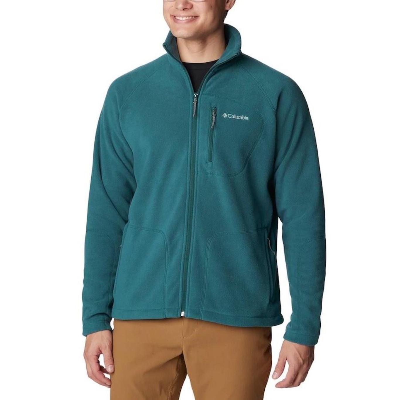 Jaqueta Columbia Fast Trek Ii Full Zip Fleece - Masculina - Foto 1