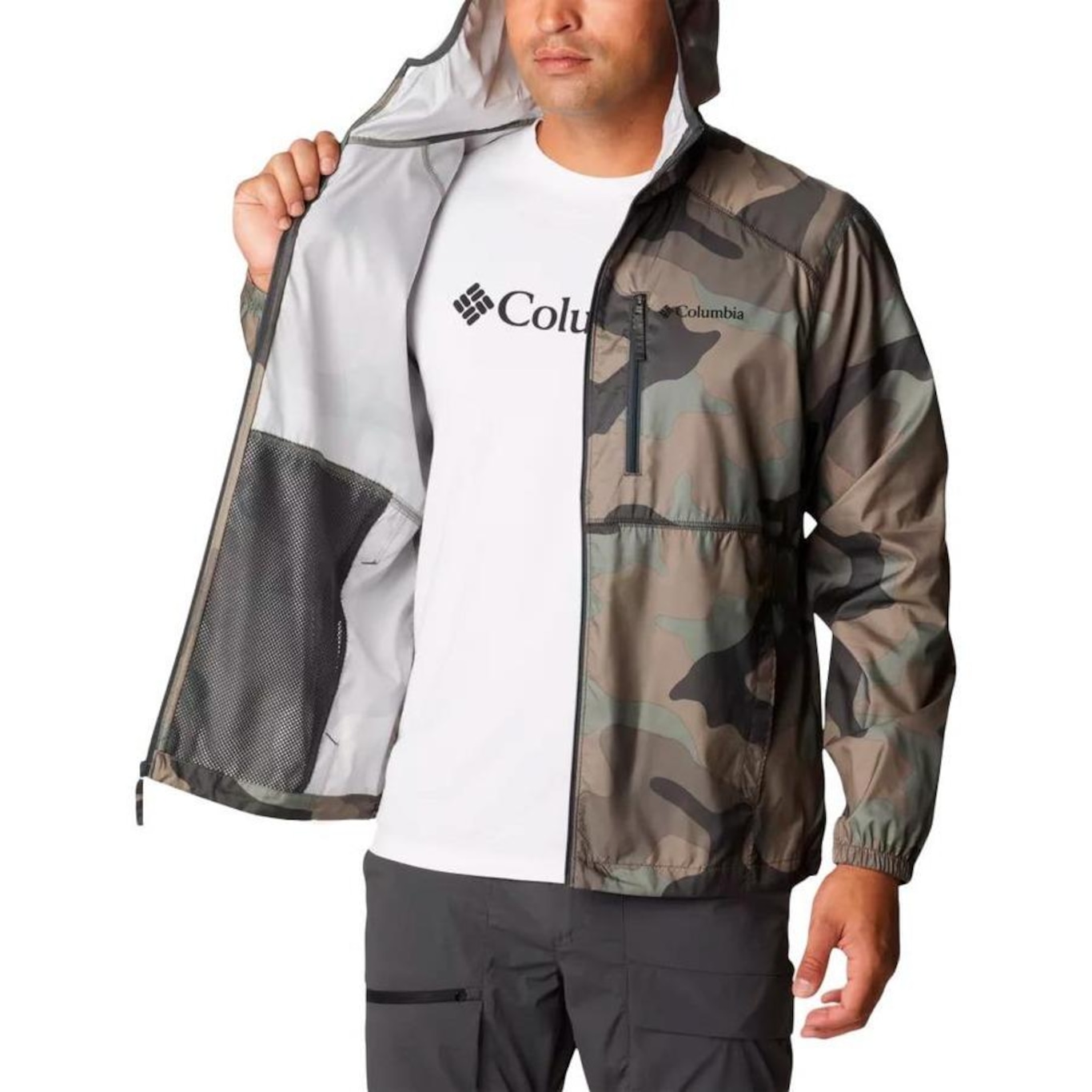 Jaqueta Columbia Flash Forward Windbreaker  - Masculino - Foto 3