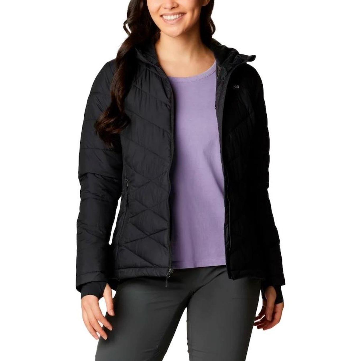 Jaqueta com Capuz Columbia Heavenly Hooded  - Feminino - Foto 2