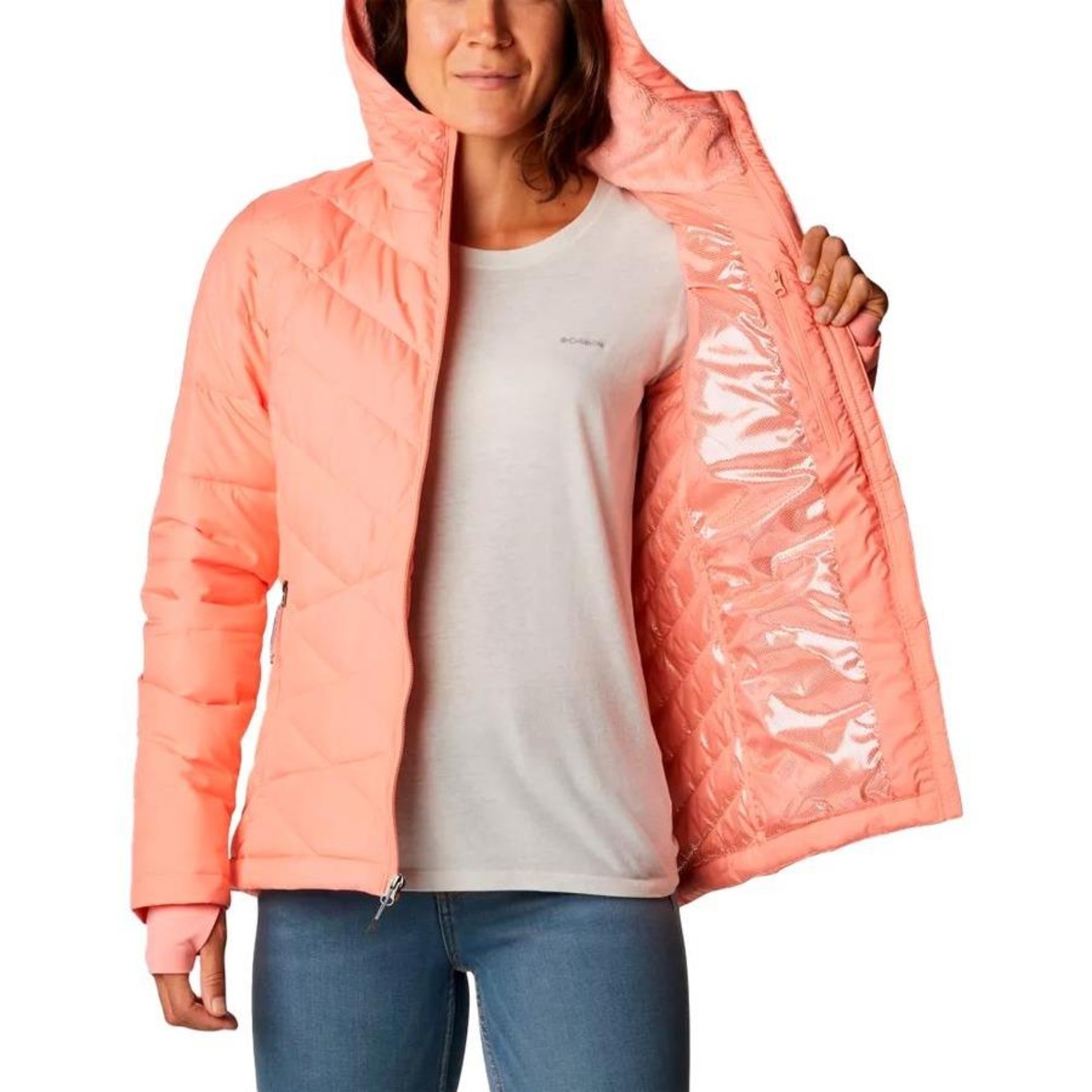 Jaqueta com Capuz Columbia Heavenly Hooded  - Feminino - Foto 2