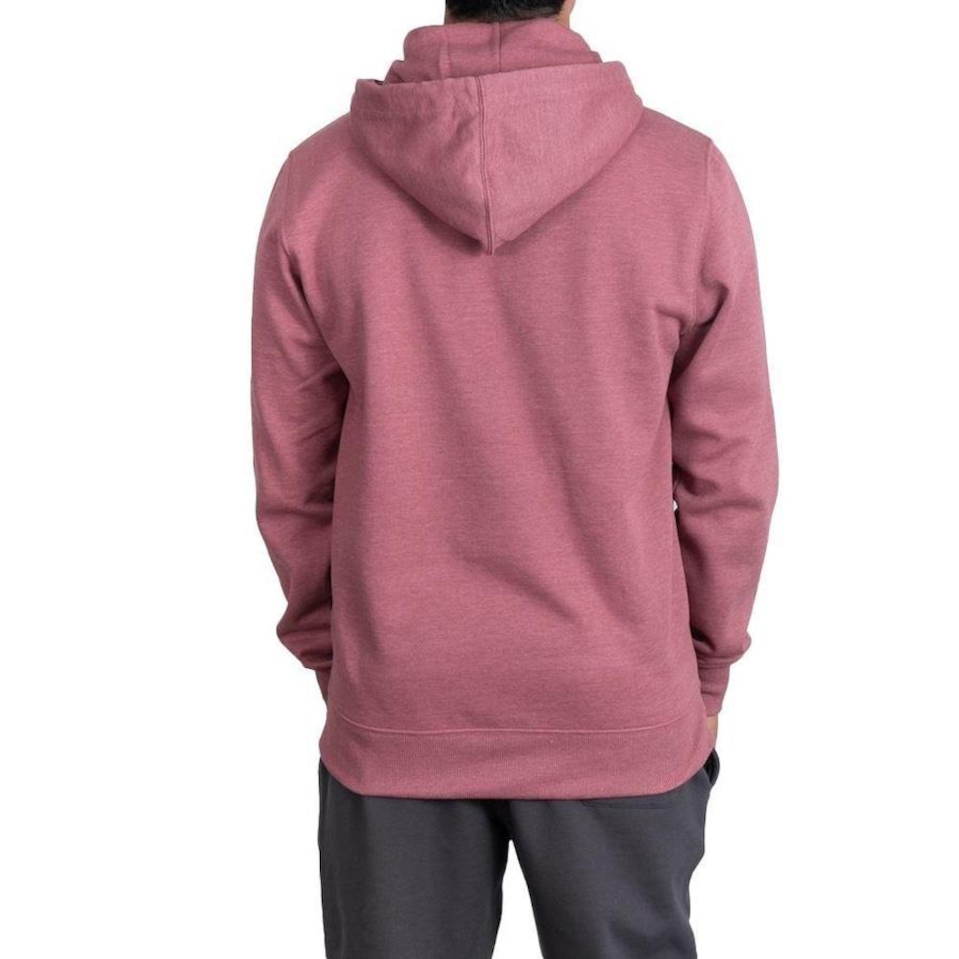 Blusão Com Capuz Billabong Canguru Mid Core Arch Pullover Vinho - Foto 2