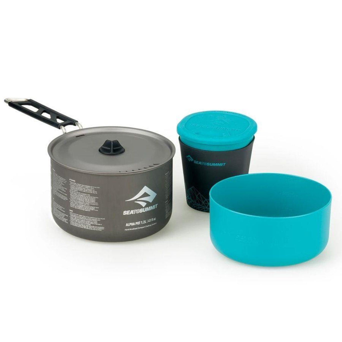 Kit de Utensílios para Camping Sea to Summit Alpha Pot Cookset 1.1 com 3 peças - Foto 1