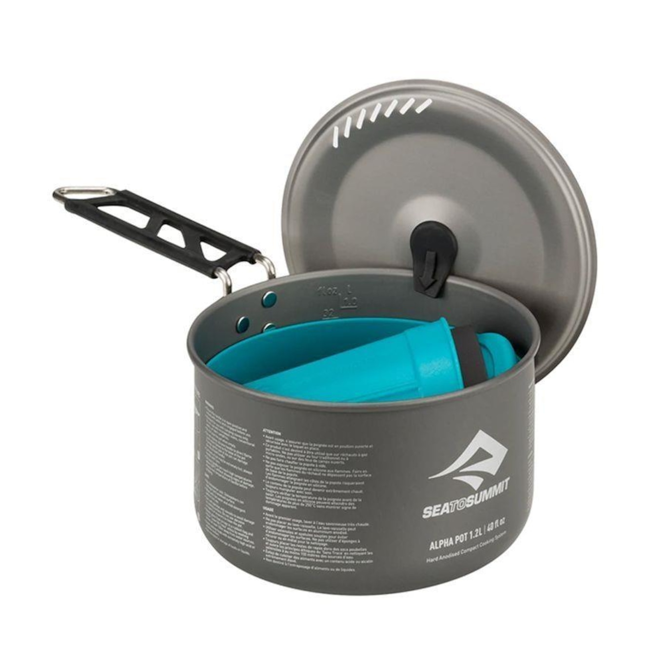 Kit de Utensílios para Camping Sea to Summit Alpha Pot Cookset 1.1 com 3 peças - Foto 3