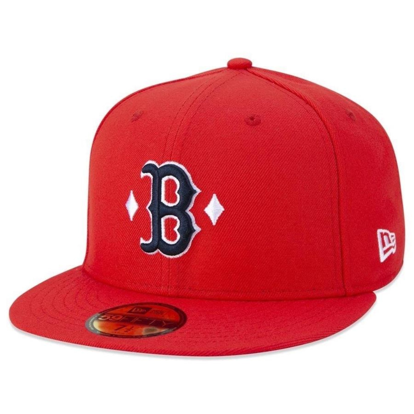 Boné Aba Reta New Era Boston Red Sox 5950 Street Classic Paisley - Fechado - Adulto - Foto 1