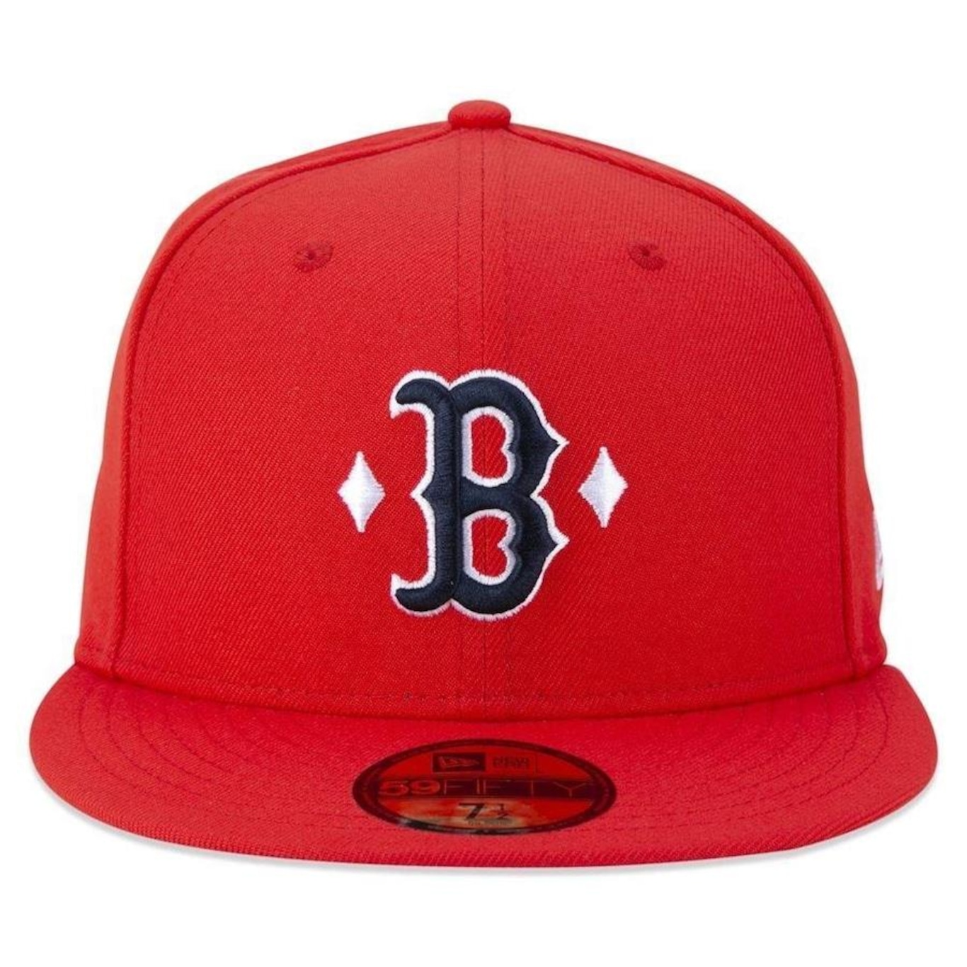 Boné Aba Reta New Era Boston Red Sox 5950 Street Classic Paisley - Fechado - Adulto - Foto 3