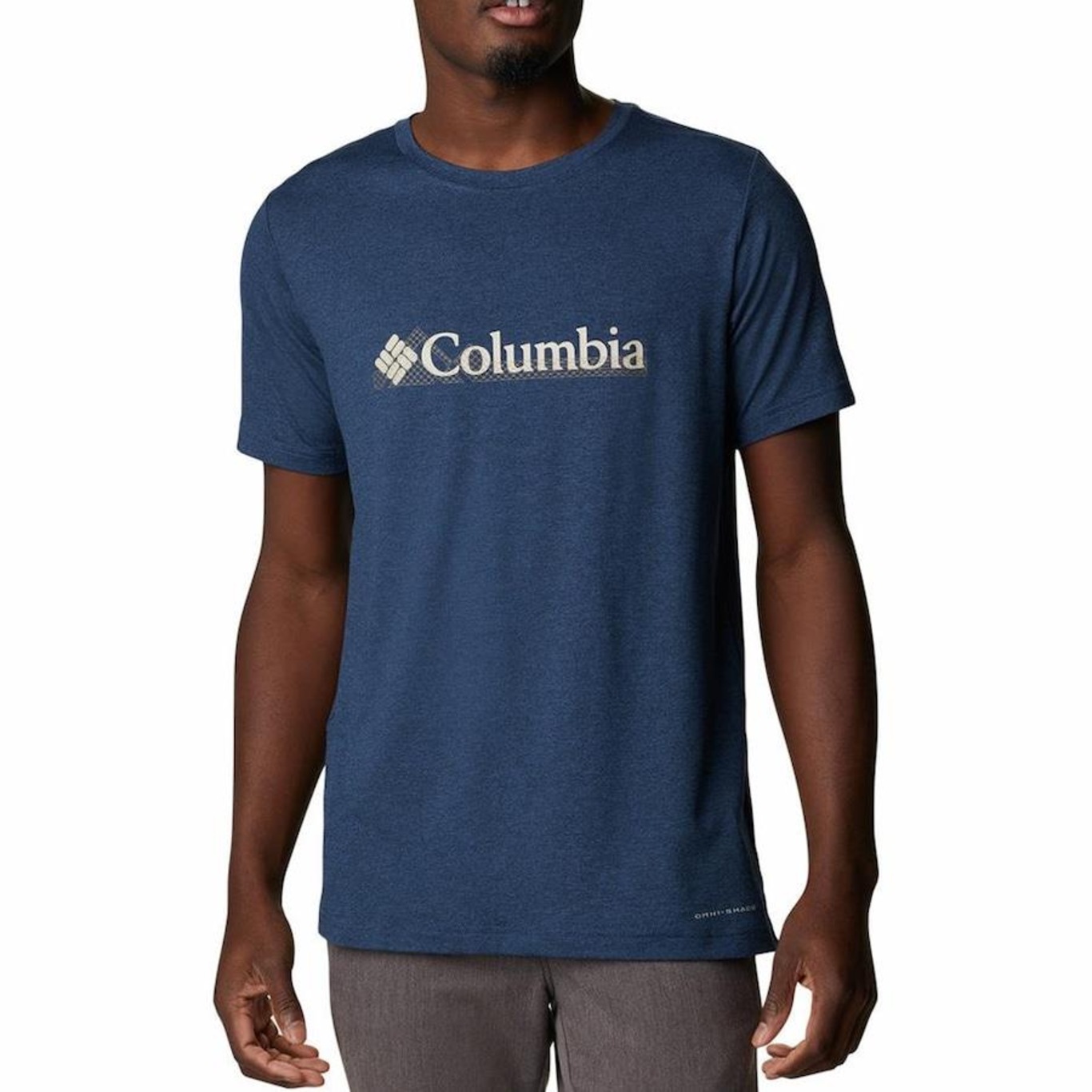 Camiseta Columbia Tech Trail Graphic Tee Blue Masculina