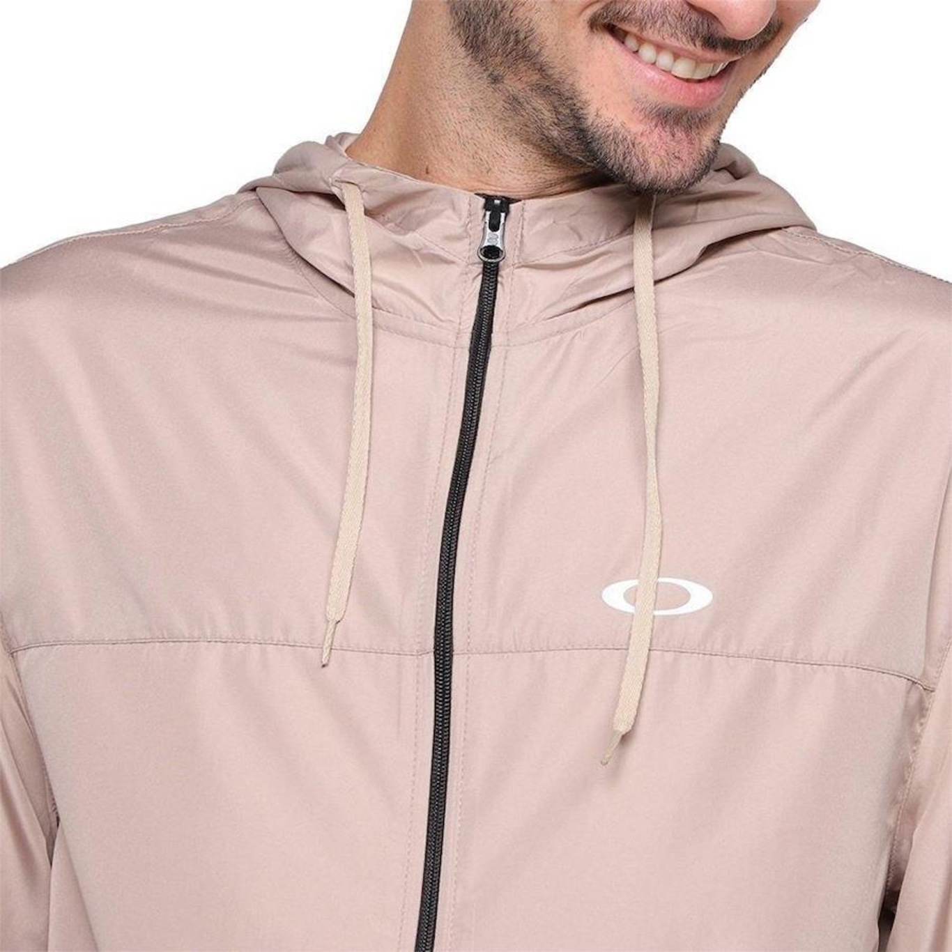 Jaqueta Com Capuz Oakley Windbreaker - Masculina - Foto 3