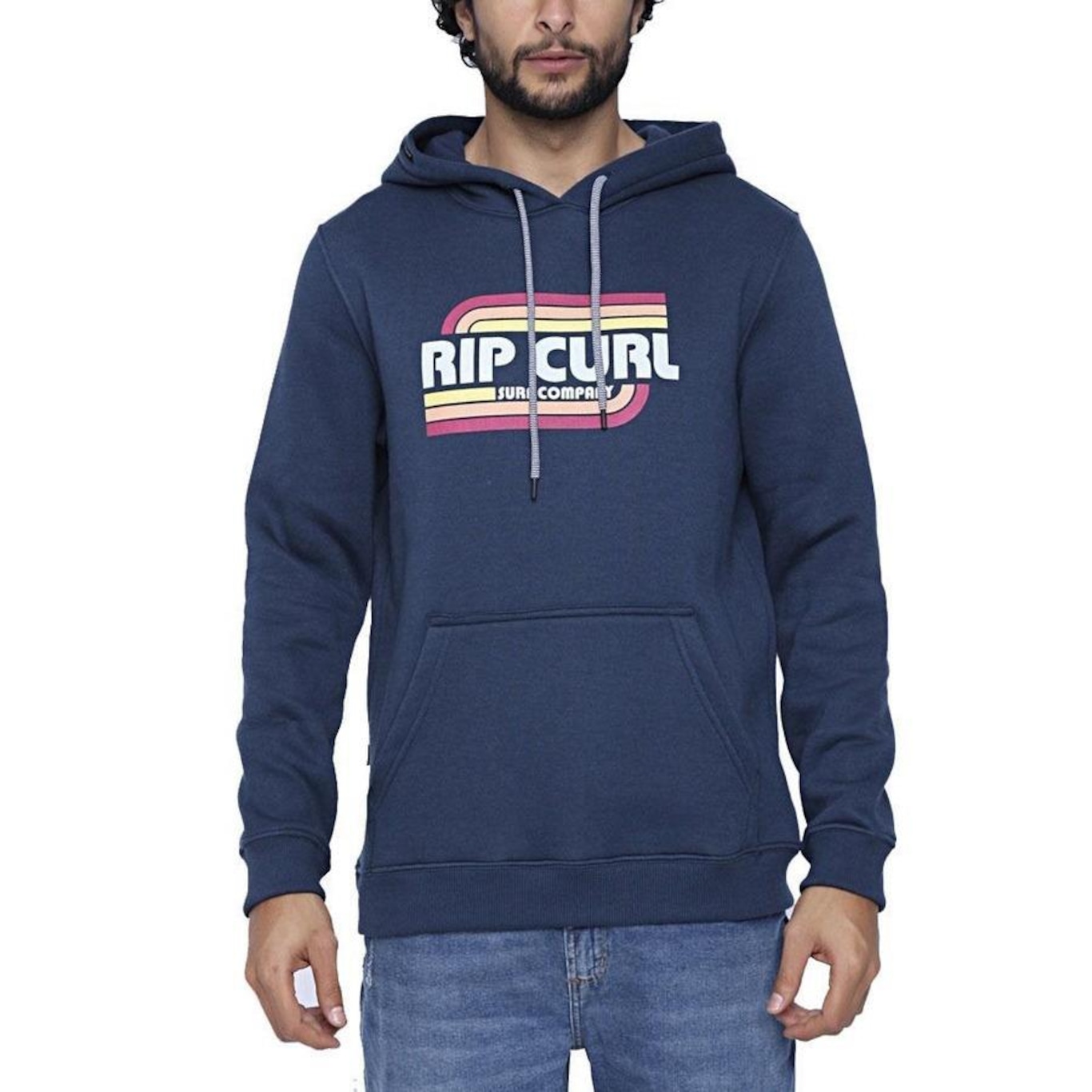 Blusão de Moletom com Capuz Rip Curl Hey Mamma Vintage Hood - Masculino - Foto 1