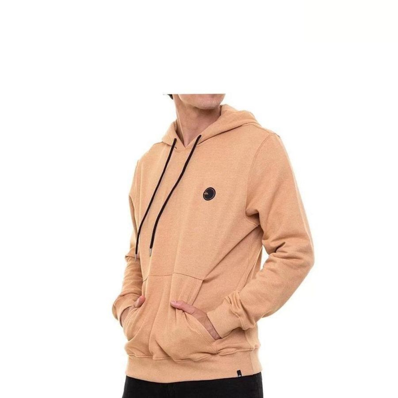 Blusão de Moletom com Capuz Quiksilver Fech Patch Round - Masculino - Foto 1