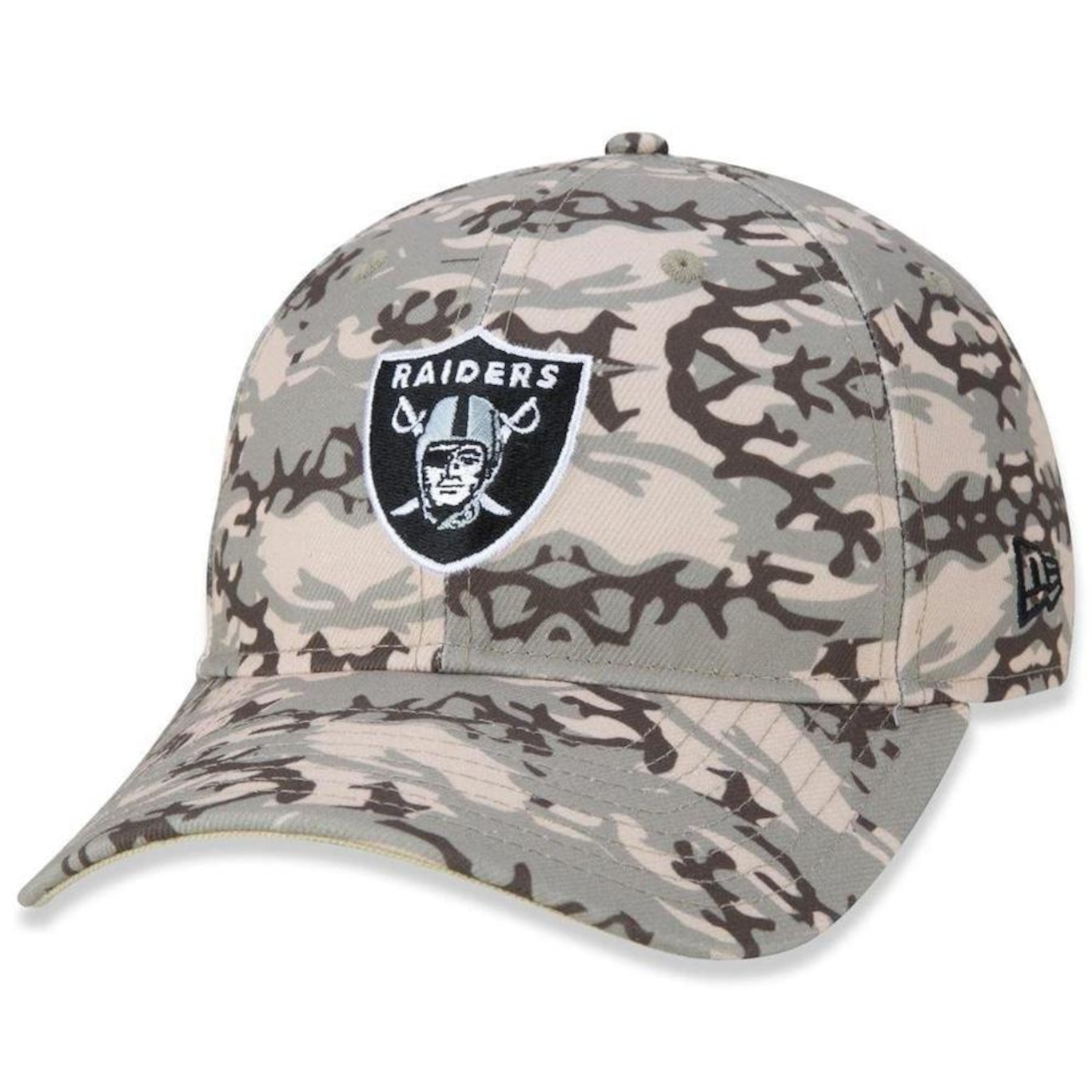 Boné Aba Curva New Era Las Vegas Raiders 920 Neutral Wild Fullcamo - Strapback - Adulto - Foto 1