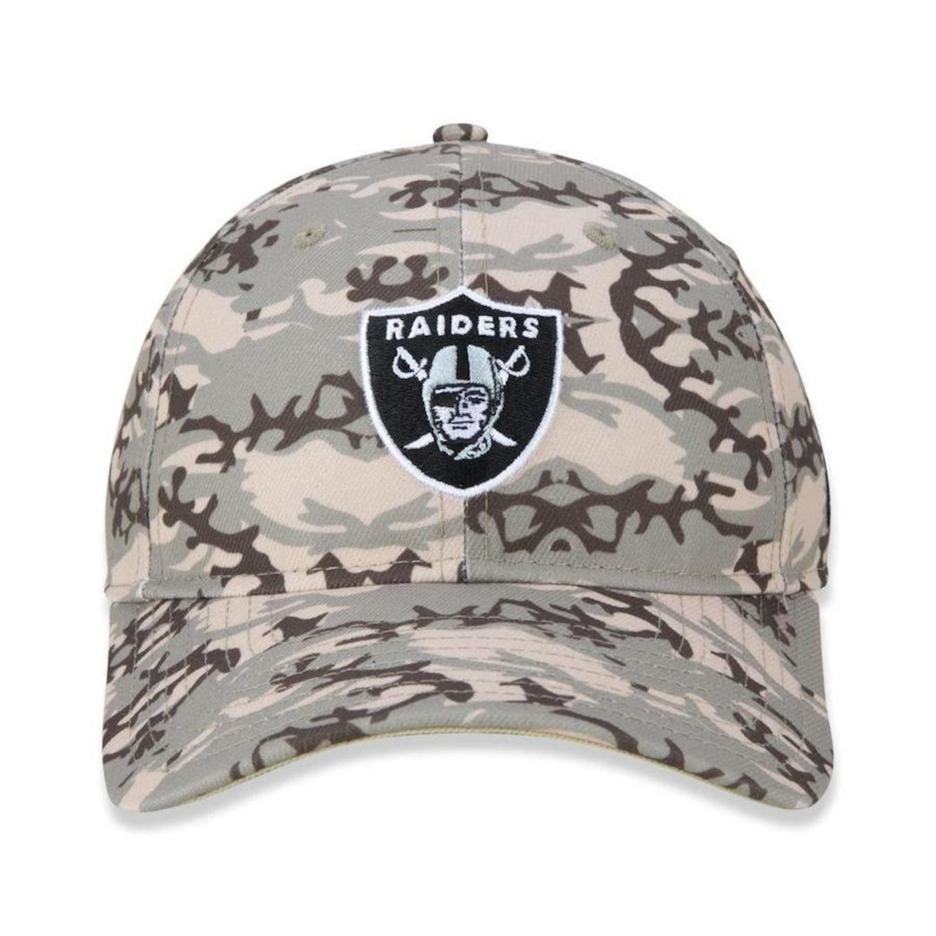 Boné Aba Curva New Era Las Vegas Raiders 920 Neutral Wild Fullcamo - Strapback - Adulto - Foto 3