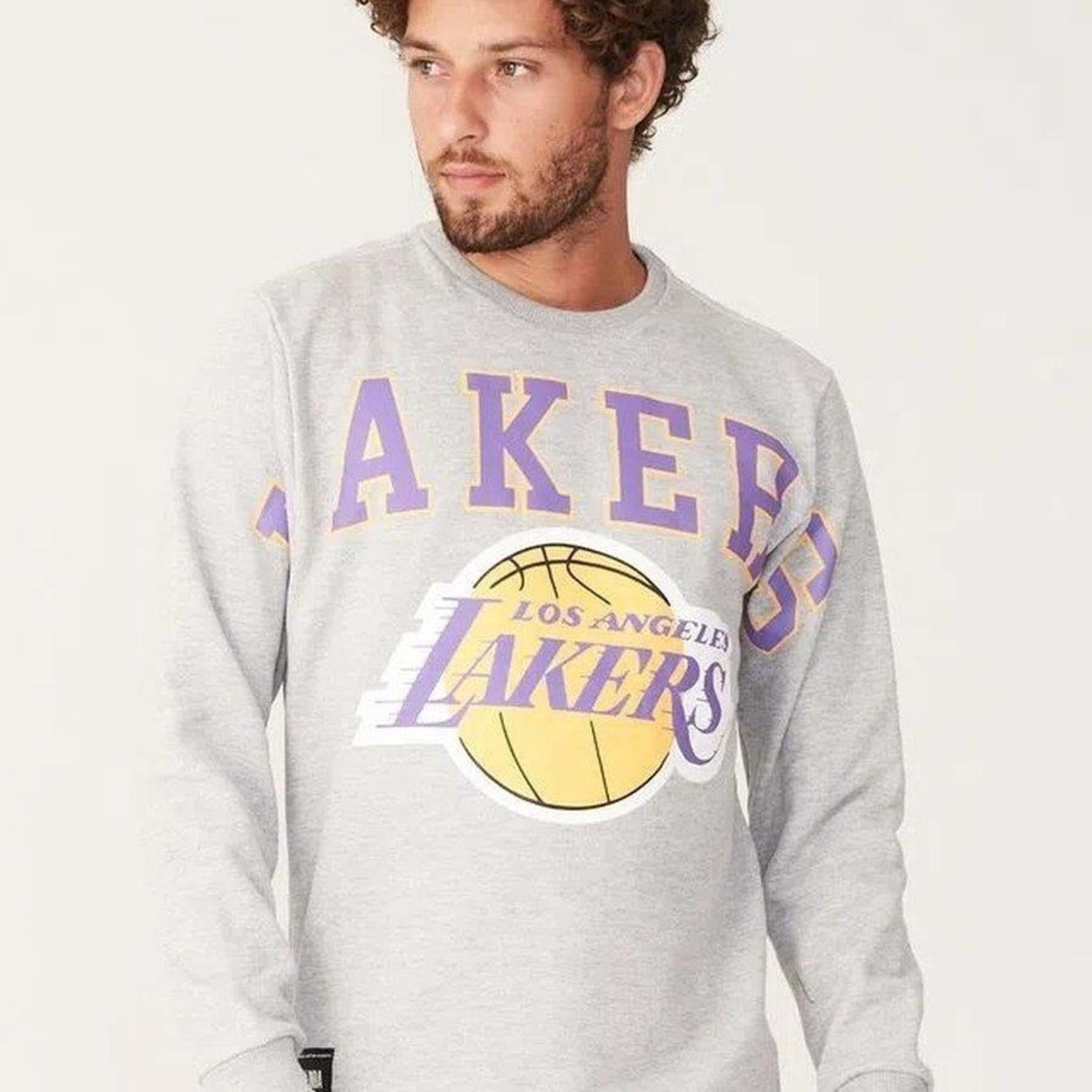 Moletom Careca NBA Los Angeles Lakers Masculino - Foto 2