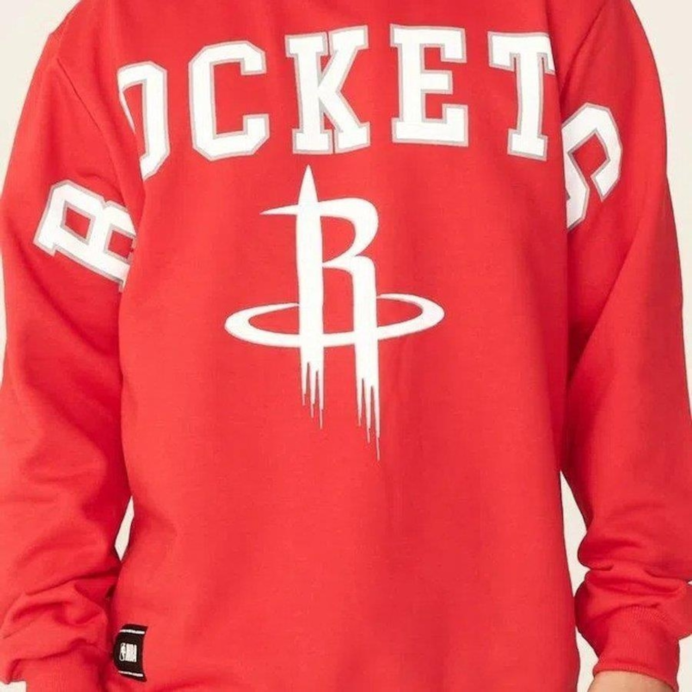 Moletom Careca NBA Houston Rockets Masculino - Foto 4