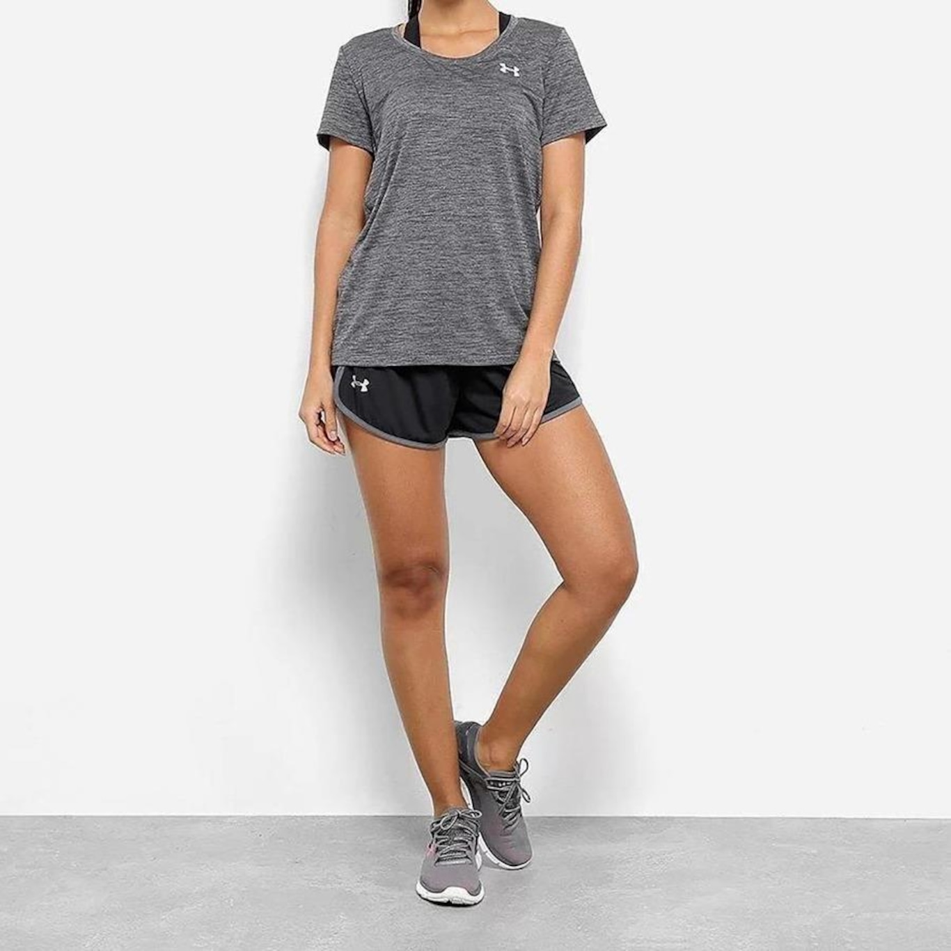 Short Under Armour Tech Mesh 5 Ss19 - Feminino - Foto 3