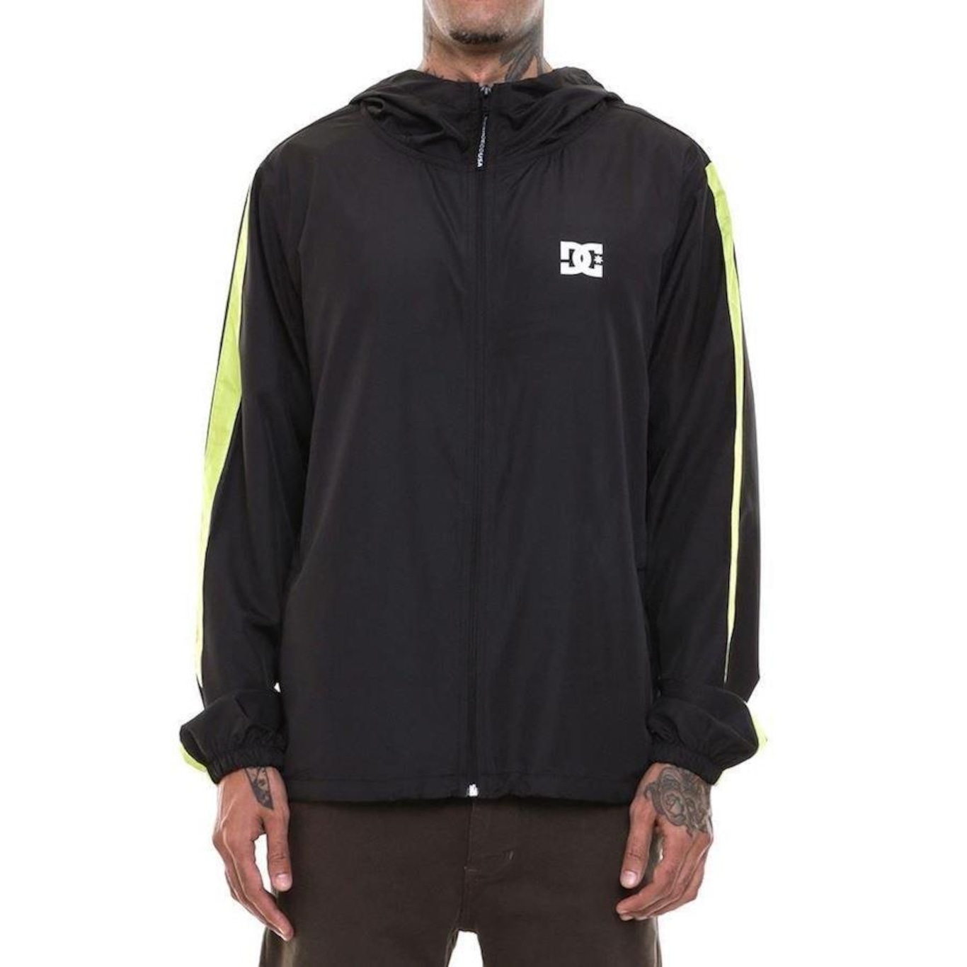 Jaqueta DC Shoes Hood Stripe - Masculina - Foto 1