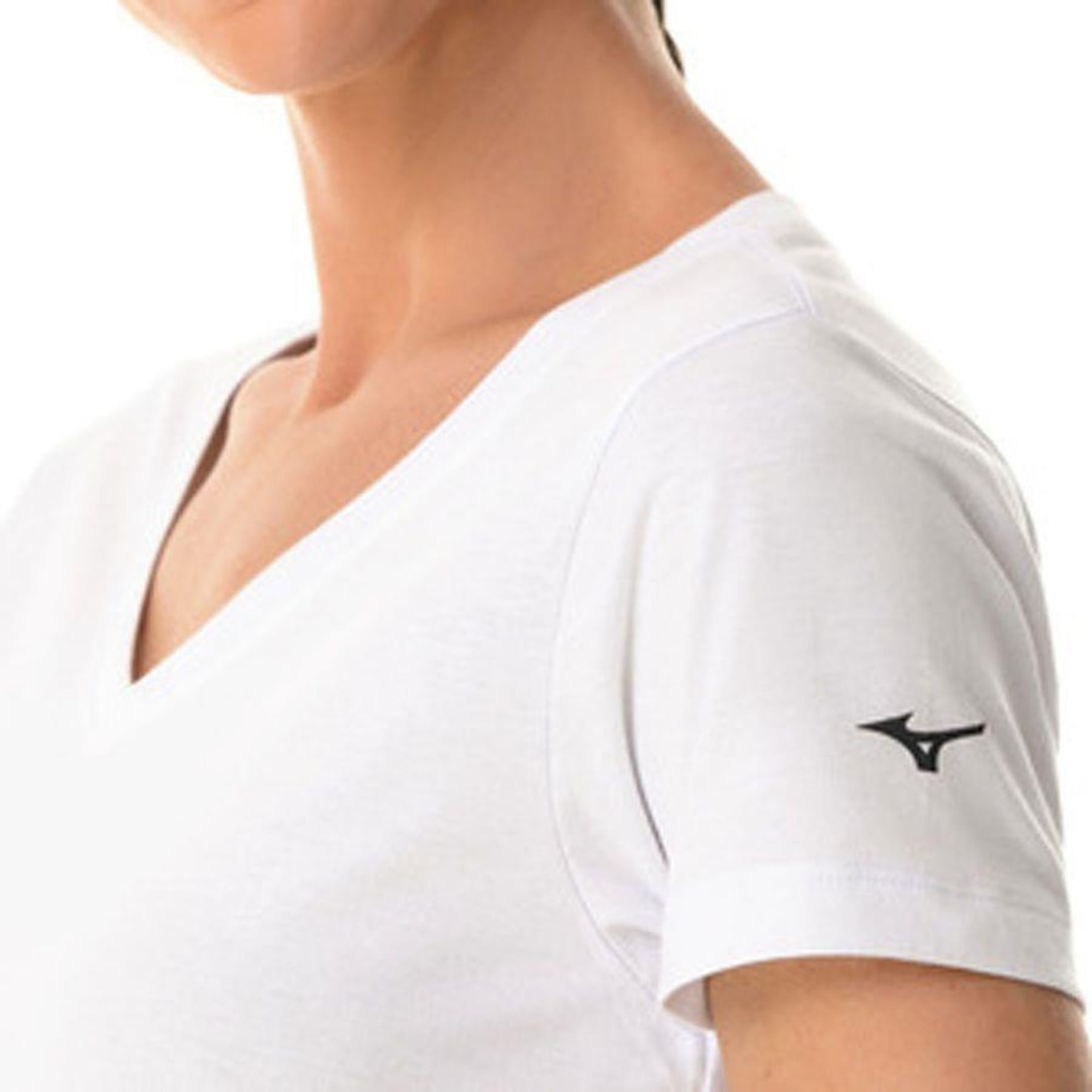 Camiseta Mizuno Manga Curta Big Logo - Feminina - Foto 2