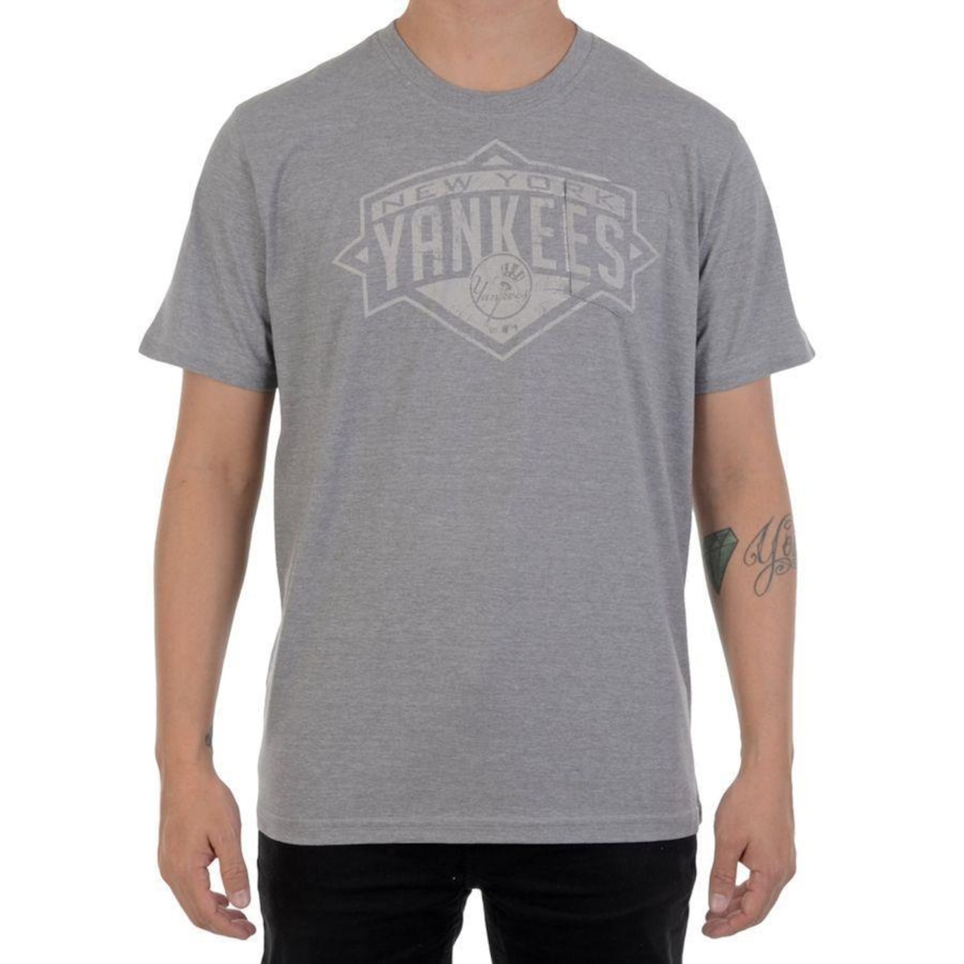 Camiseta New Era New York Yankees Core - Masculina - Foto 1