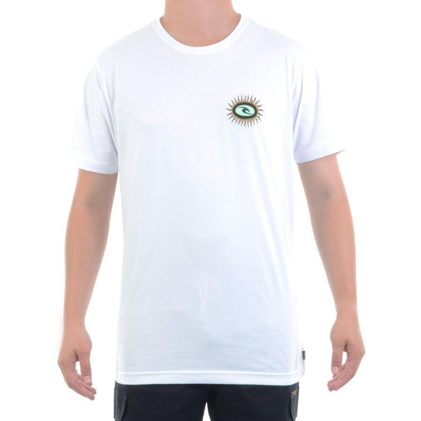 Camiseta Rip Curl Solid Rock Sun Tee - Masculina - Foto 1