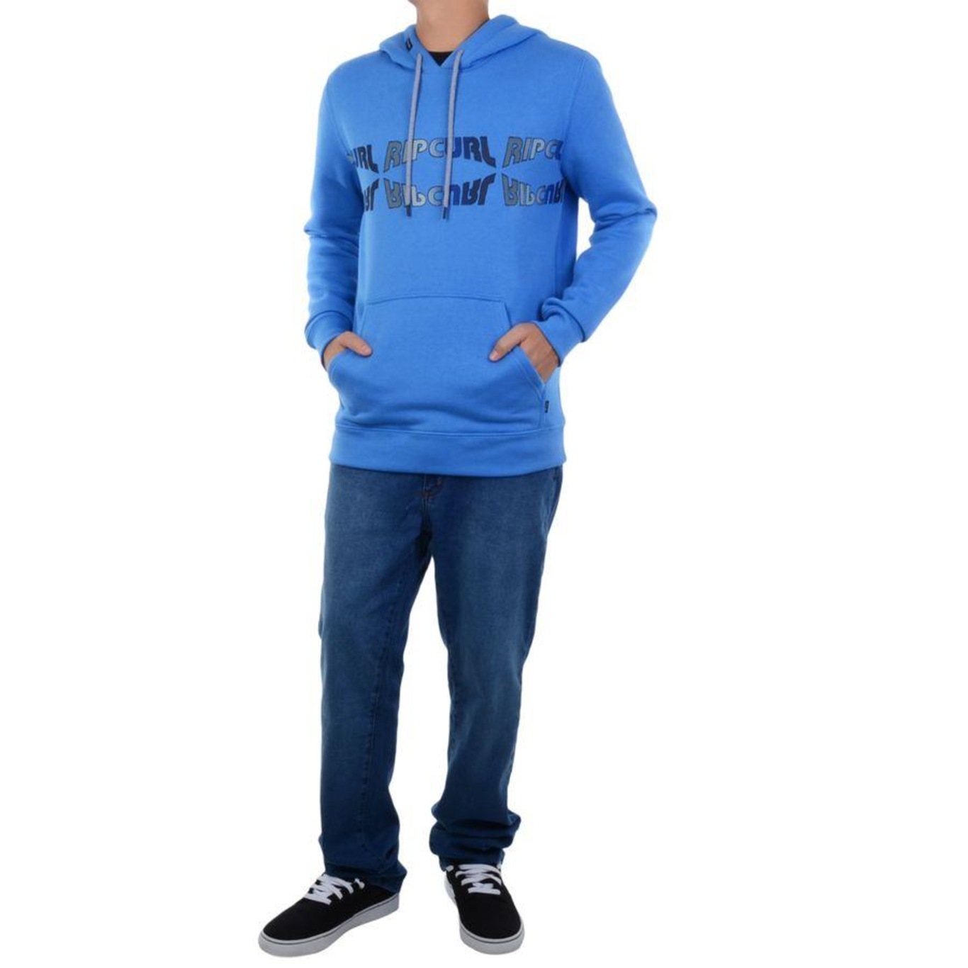 Blusão de Moletom com Capuz Rip Curl Canguru Life - Masculino - Foto 4