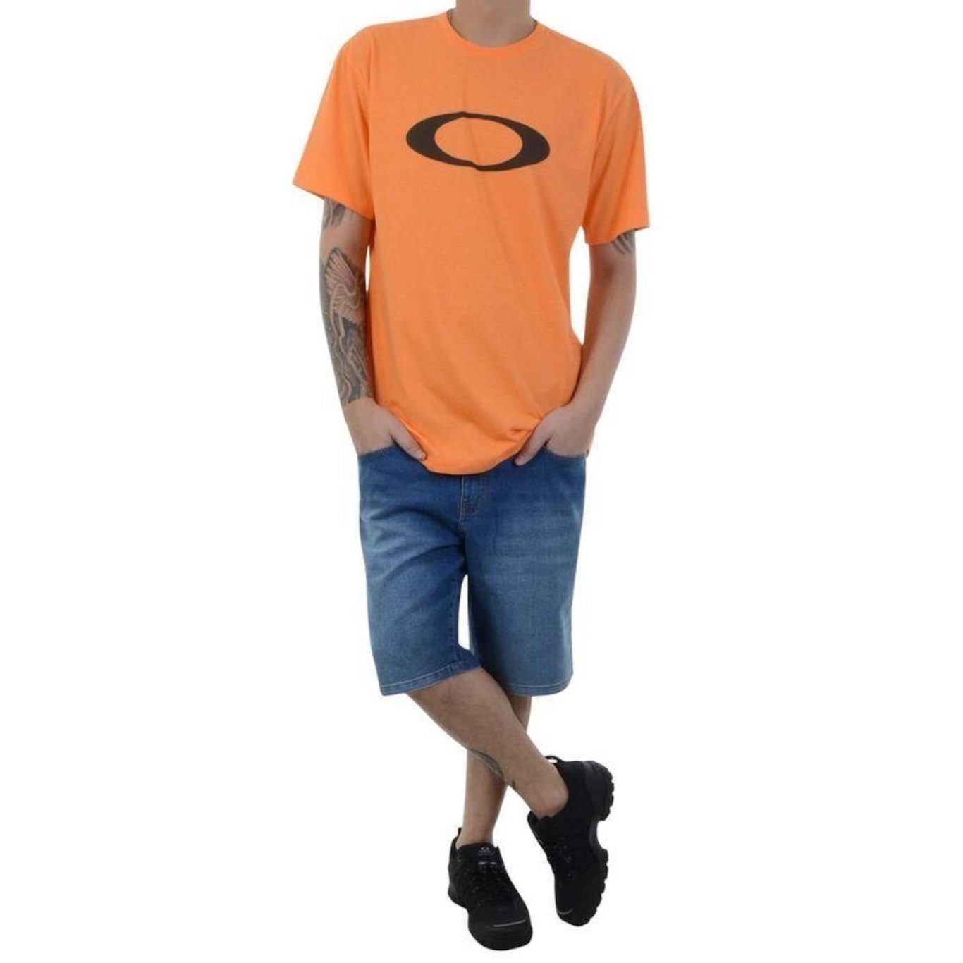 Camiseta Oakley O Ellipse - Masculina - Foto 5