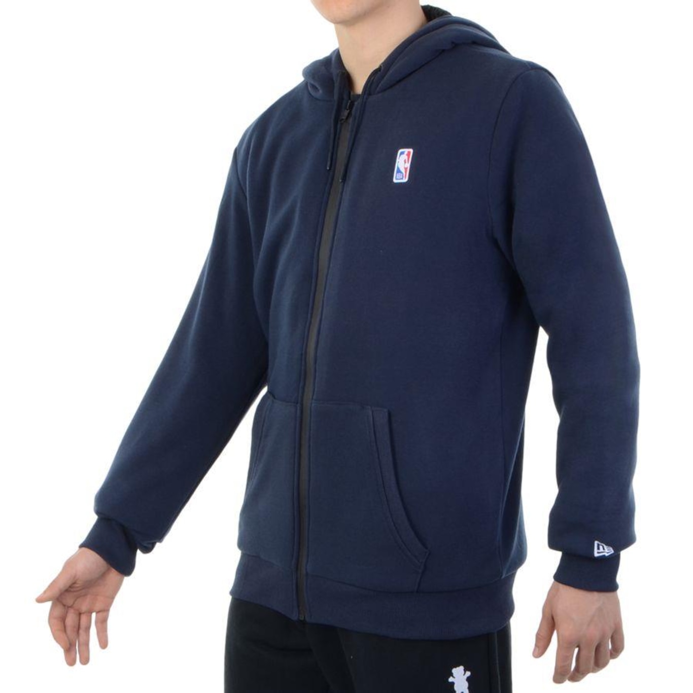 Jaqueta de Moletom NBA com Capuz New Era Basic - Masculina - Foto 2