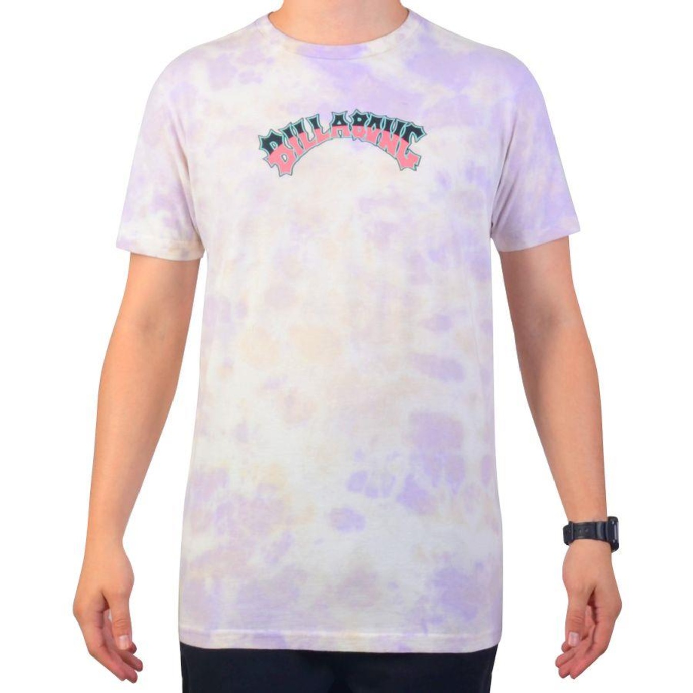 Camiseta Billabong Arch Psych Tie Dye - Masculina - Foto 1