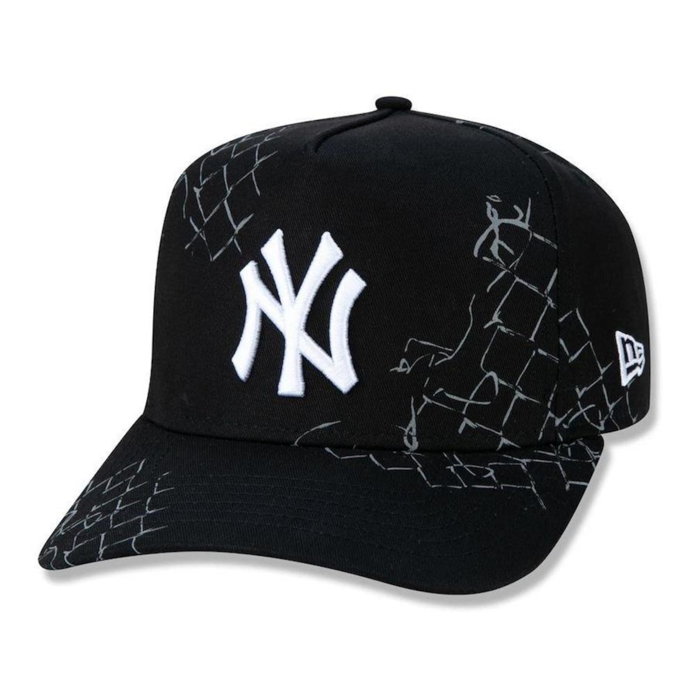 Boné Aba Curva New Era New York Yankees 940 A-Frame Fence - Strapback - Adulto - Foto 1