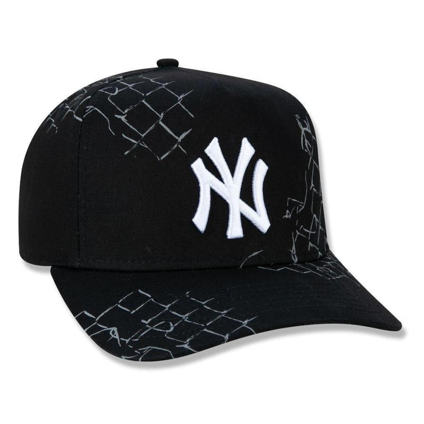 Boné Aba Curva New Era New York Yankees 940 A-Frame Fence - Strapback - Adulto - Foto 4