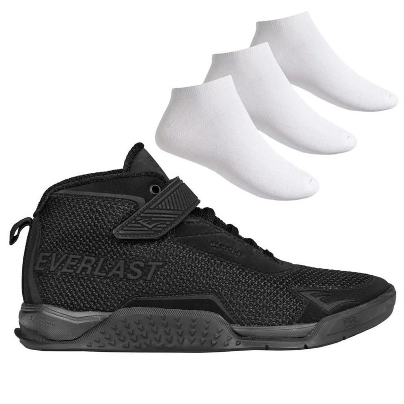 Kit Tênis Everlast Cave HI - Masculino + 3 Pares de Meias - Foto 1