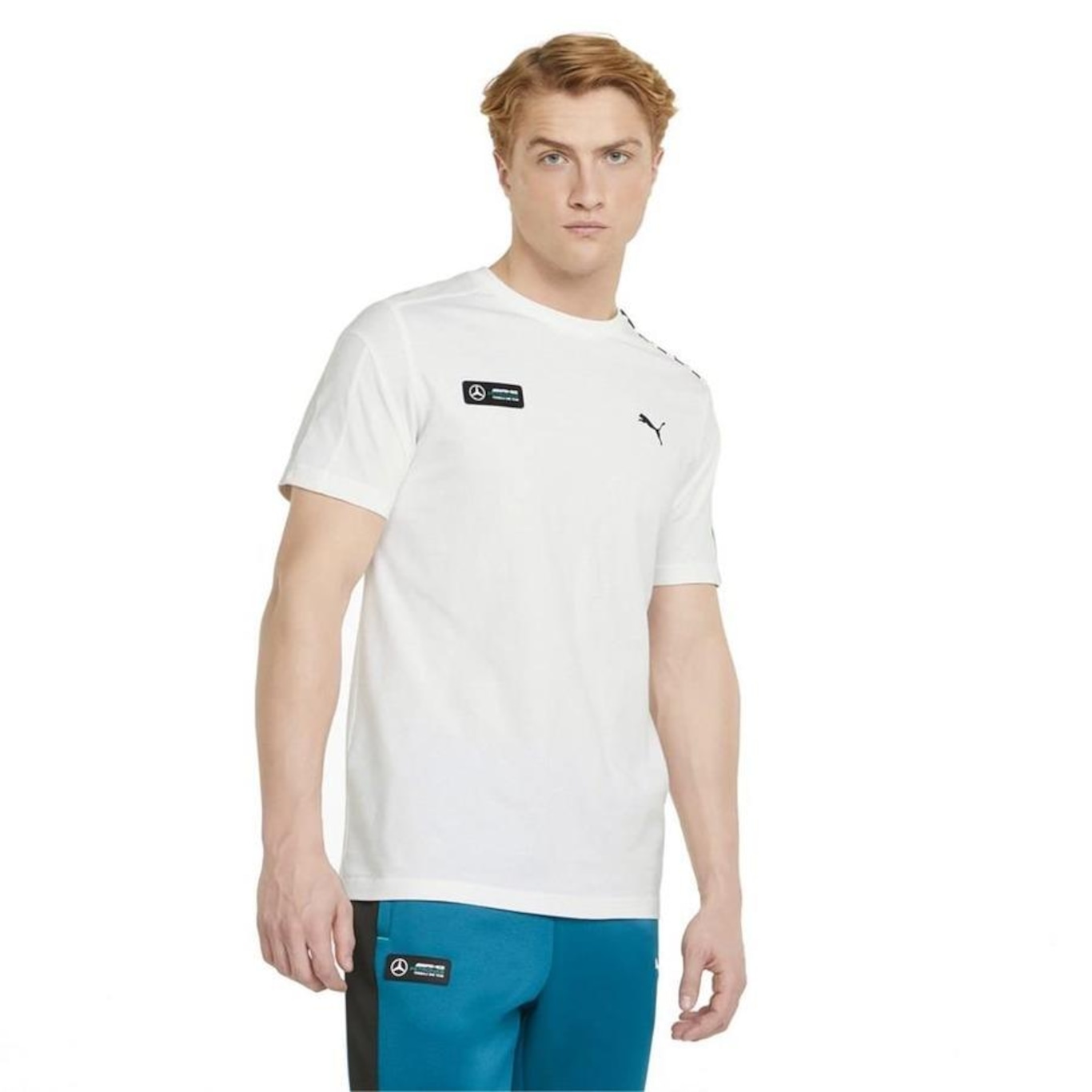 Camiseta Puma Mercedes F1 T7 - Masculina - Foto 1