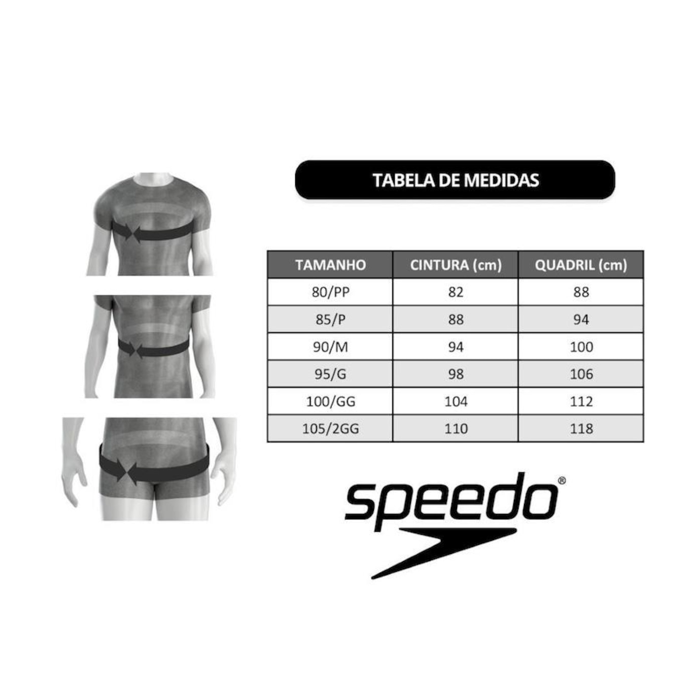 Sunga Boxer Speedo Canelada - Adulto - Foto 3