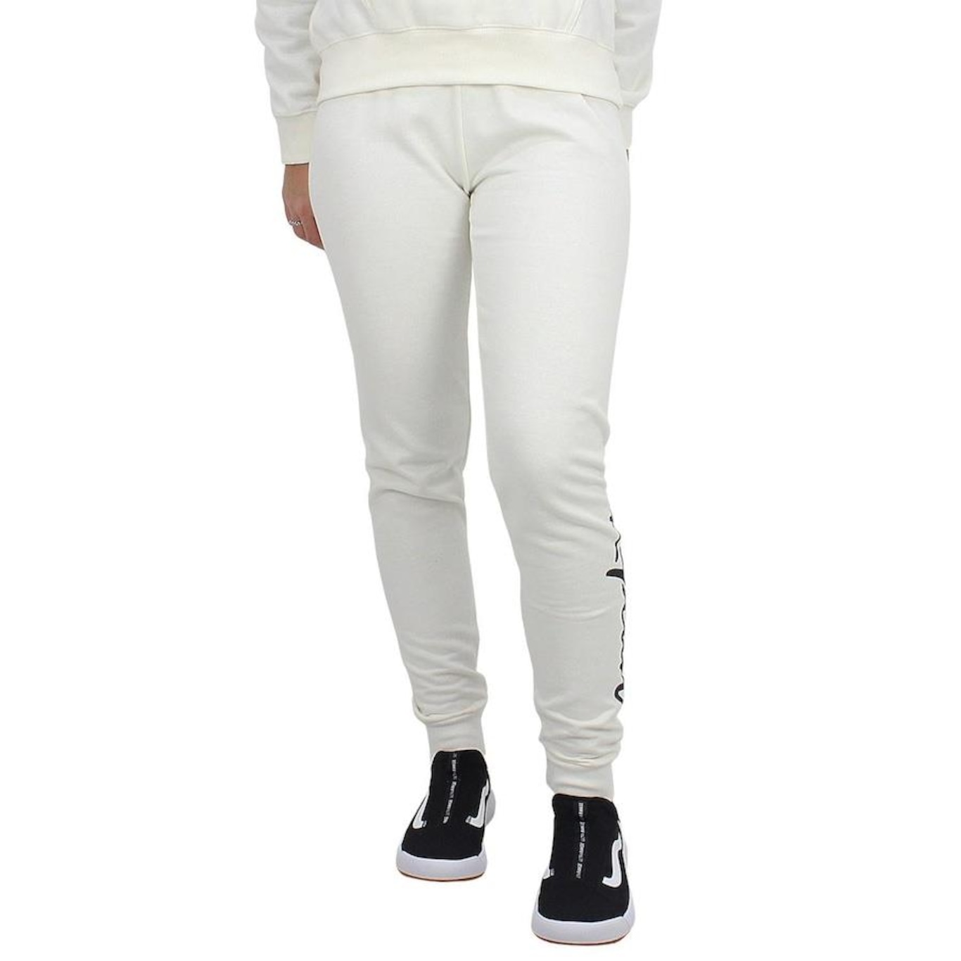 Calça de Moletom Rip Curl Script Pant Bone - Feminino - Foto 2