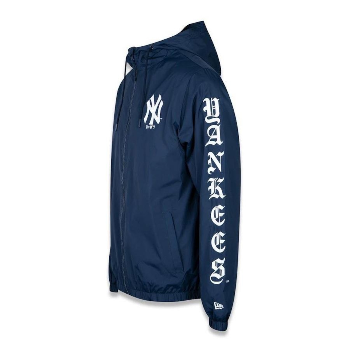 Jaqueta Corta Vento New Era New York Yankees Street Paisley com Capuz - Masculina - Foto 4