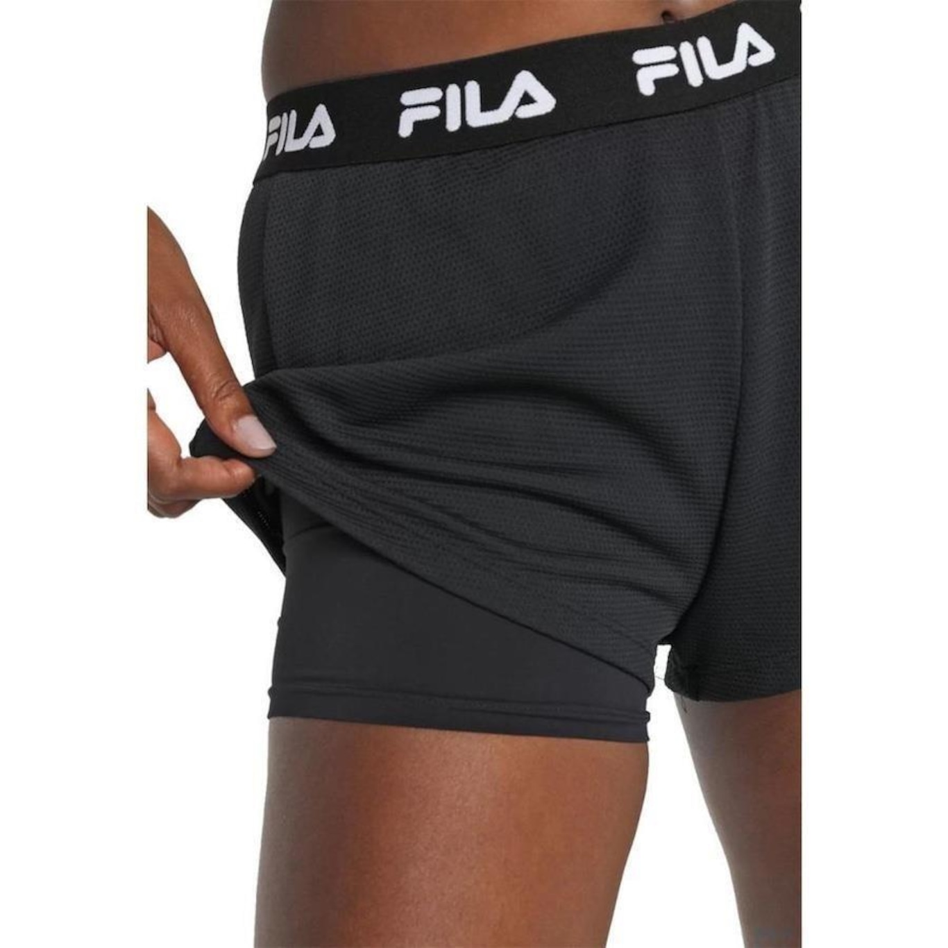 Shorts Feminino Fila Flow Elastic - Foto 2