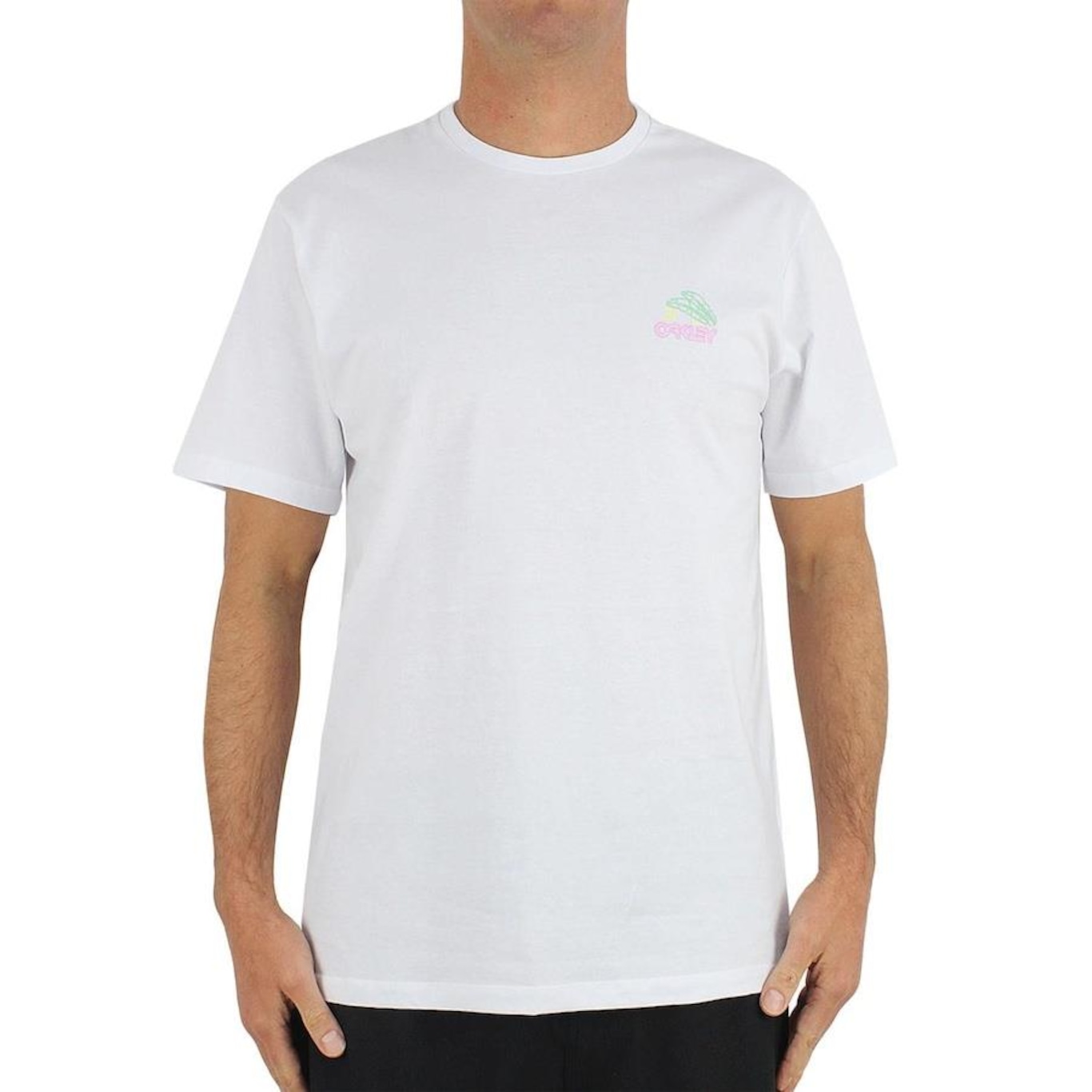 Camiseta Oakley South Beach Graphic Tee White - Masculina - Foto 1