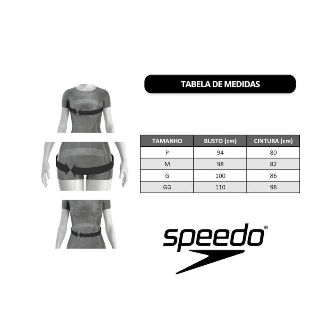 Camiseta Manga Longa Speedo UV Protection - Feminina - Foto 3