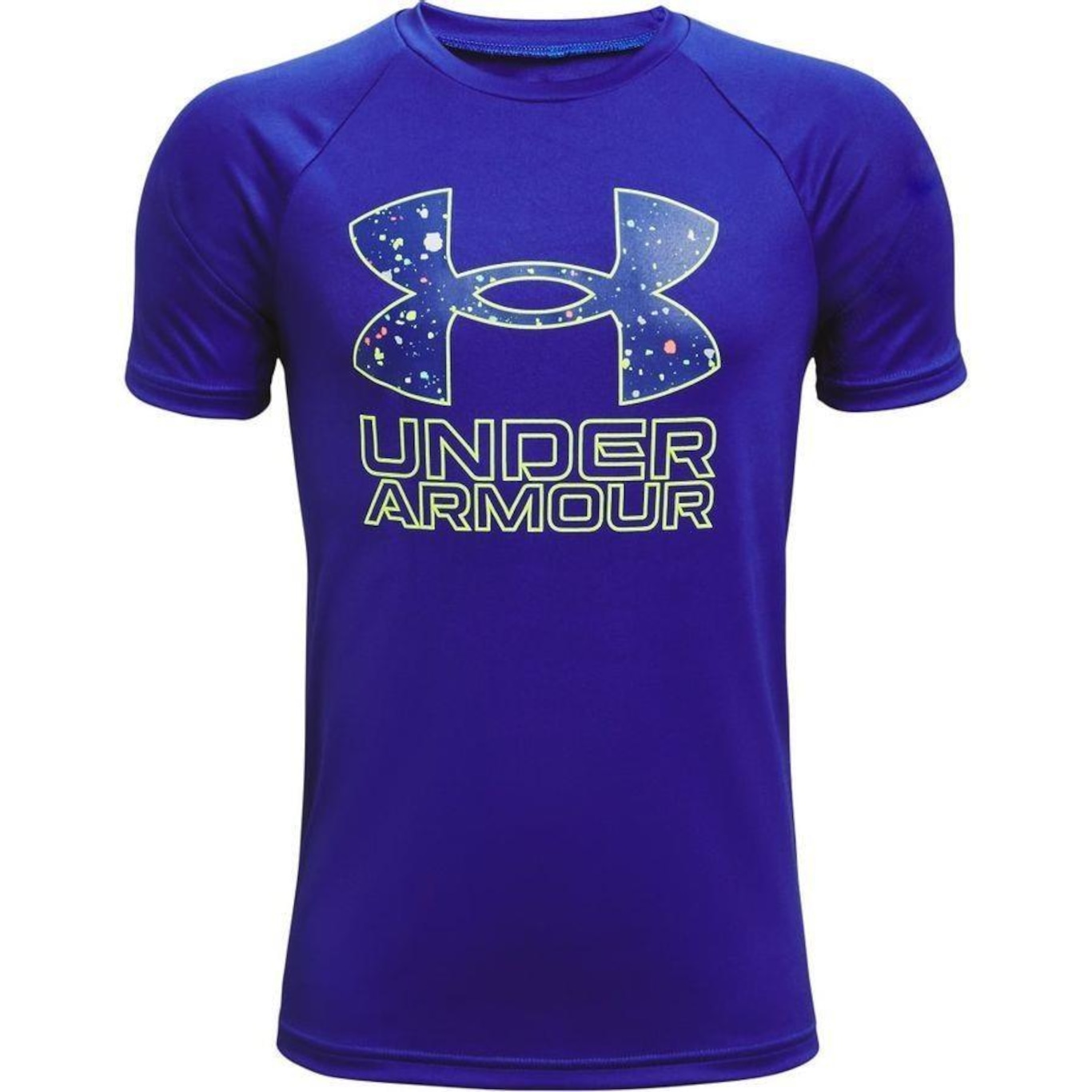 Camiseta Under Armour Tech Hybrid Print Fill - Infantil - Foto 1