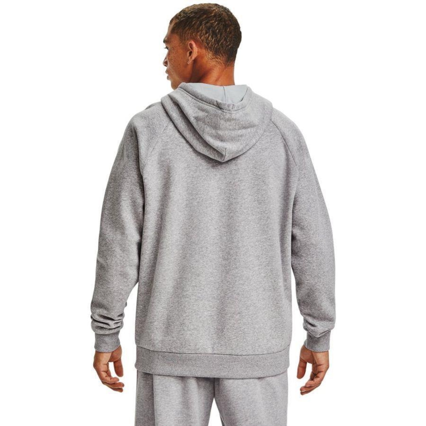 Blusão de Moletom com Capuz Under Armour Rival Fleece Big Logo HD - Masculino - Foto 5