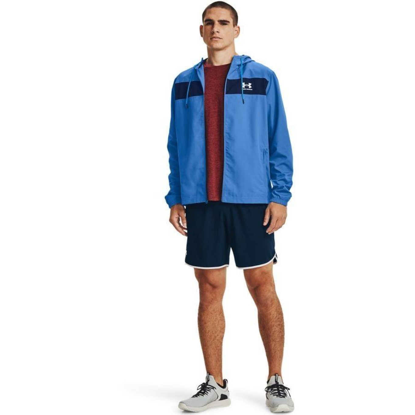 Jaqueta Under Armour Sportstyle Windbreaker - Masculina - Foto 2