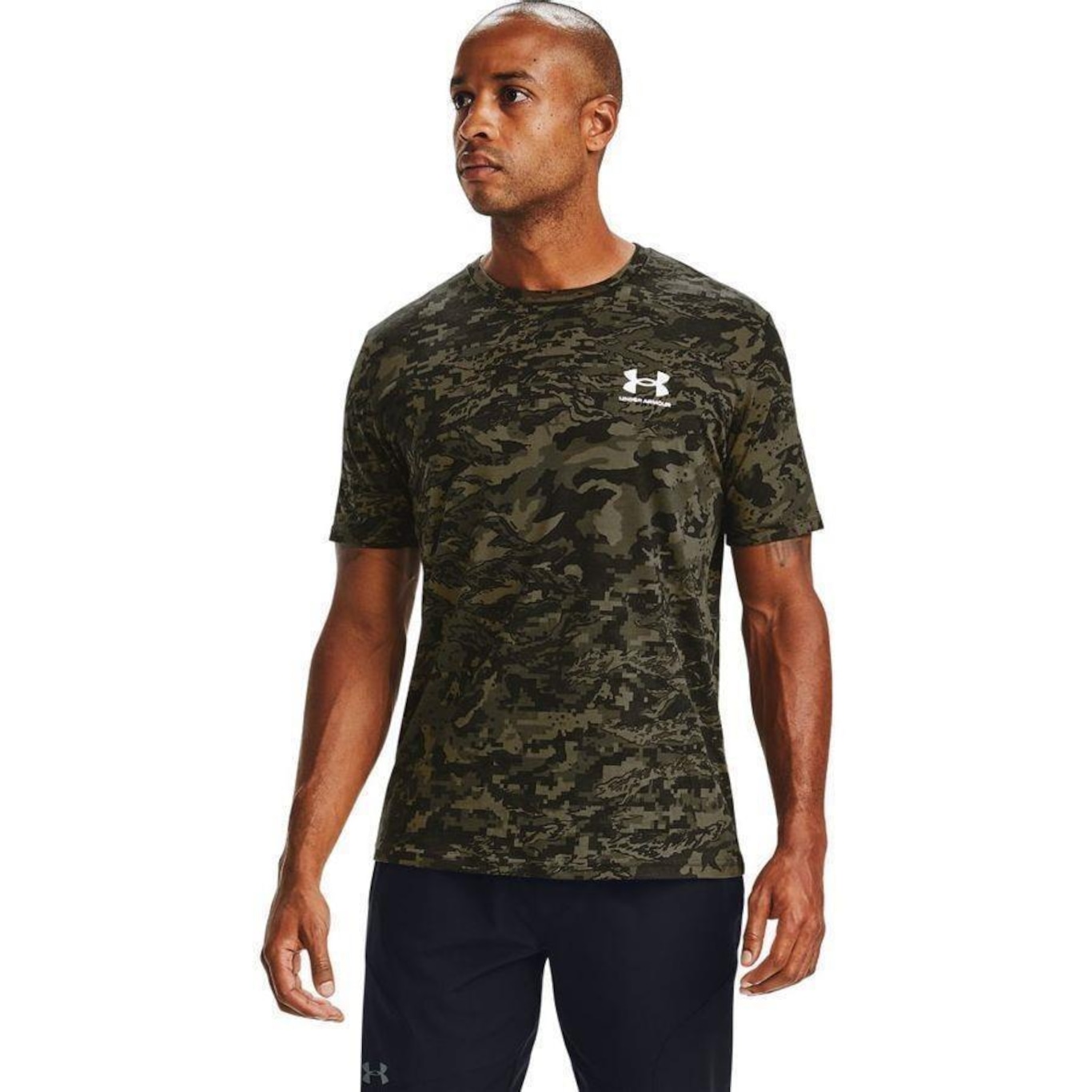 Camiseta Under Armour Manga Curta ABC Camo - Masculina - Foto 4