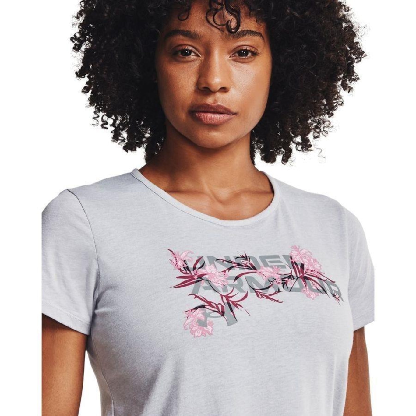 Camiseta Under Armour Live Floral WM Graphic - Feminina - Foto 3