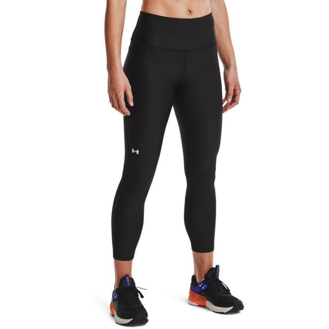 Calça Legging Under Armour HeatGear No-Slip Waistband Graphic - Feminina - Foto 3