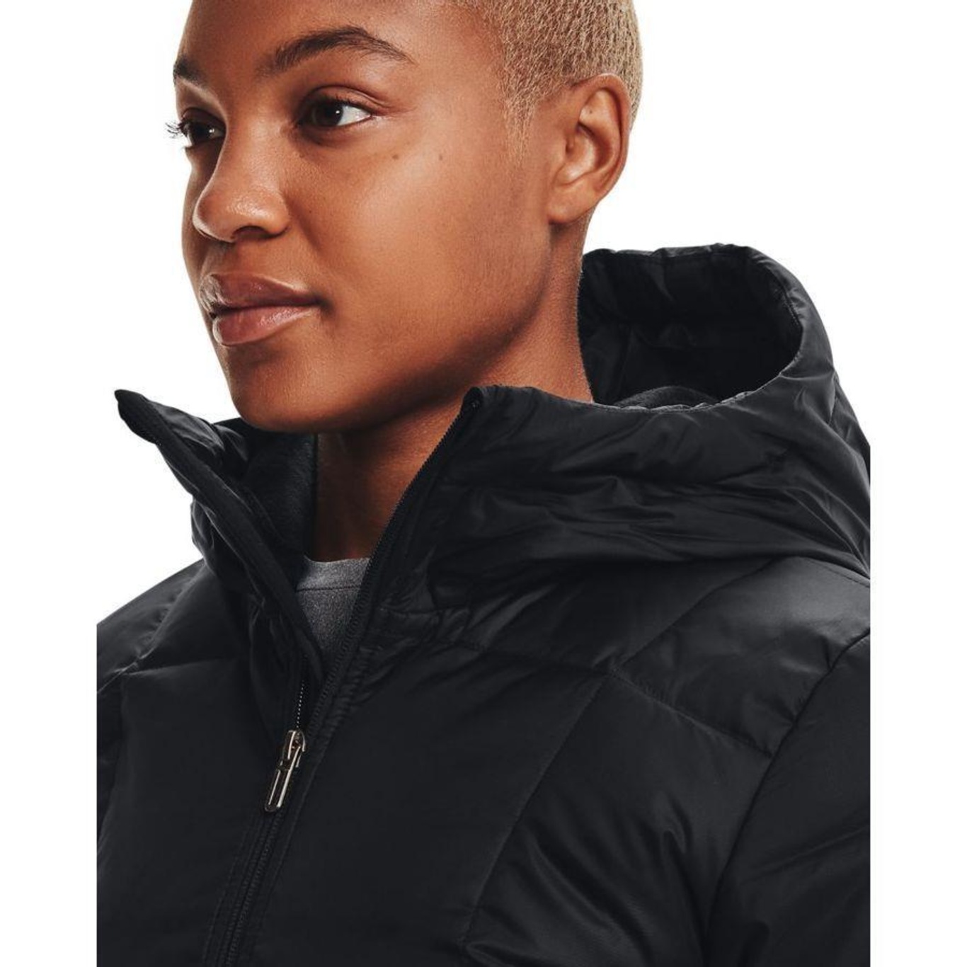 Jaqueta Under Armour Down Hooded - Feminina - Foto 4