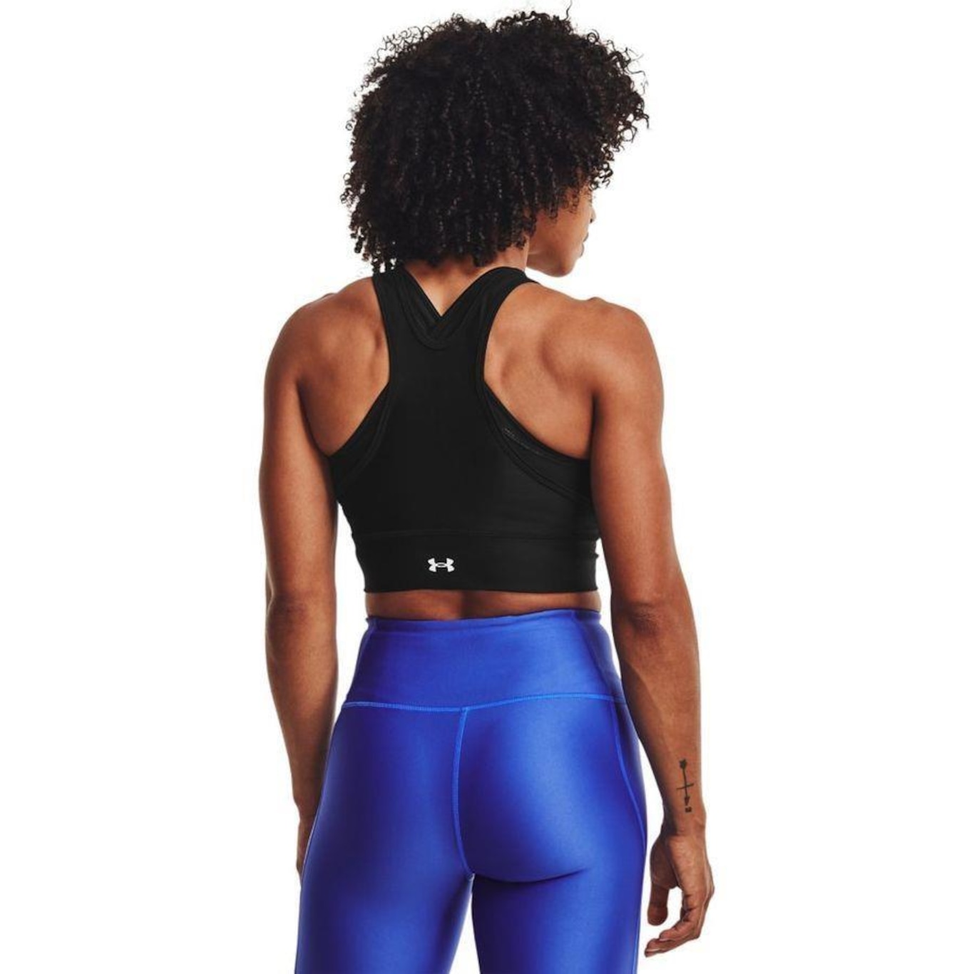 Camiseta Regata Under Armour HG Armour Crop Tank - Feminina - Foto 3