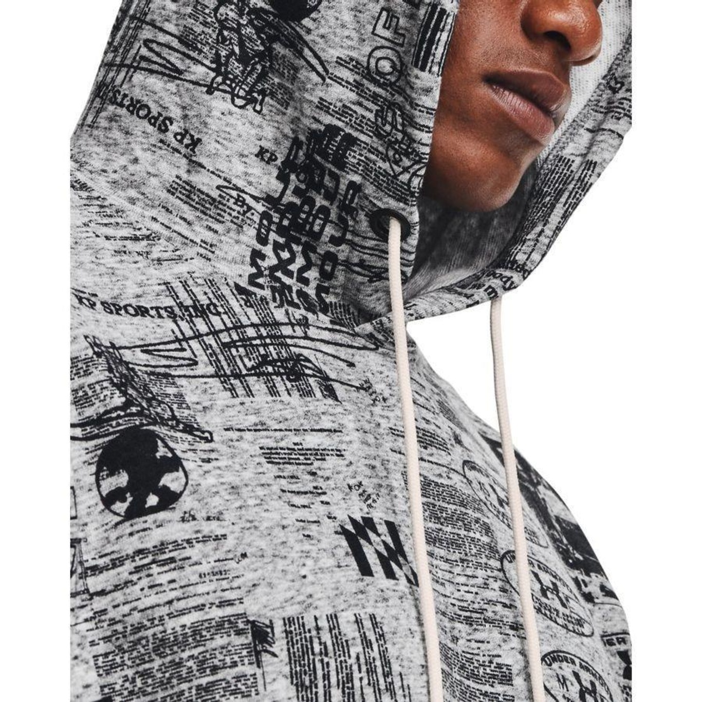 Blusão de Moletom com Capuz Under Armour Rival Terry 25TH Hoodie - Masculino - Foto 4