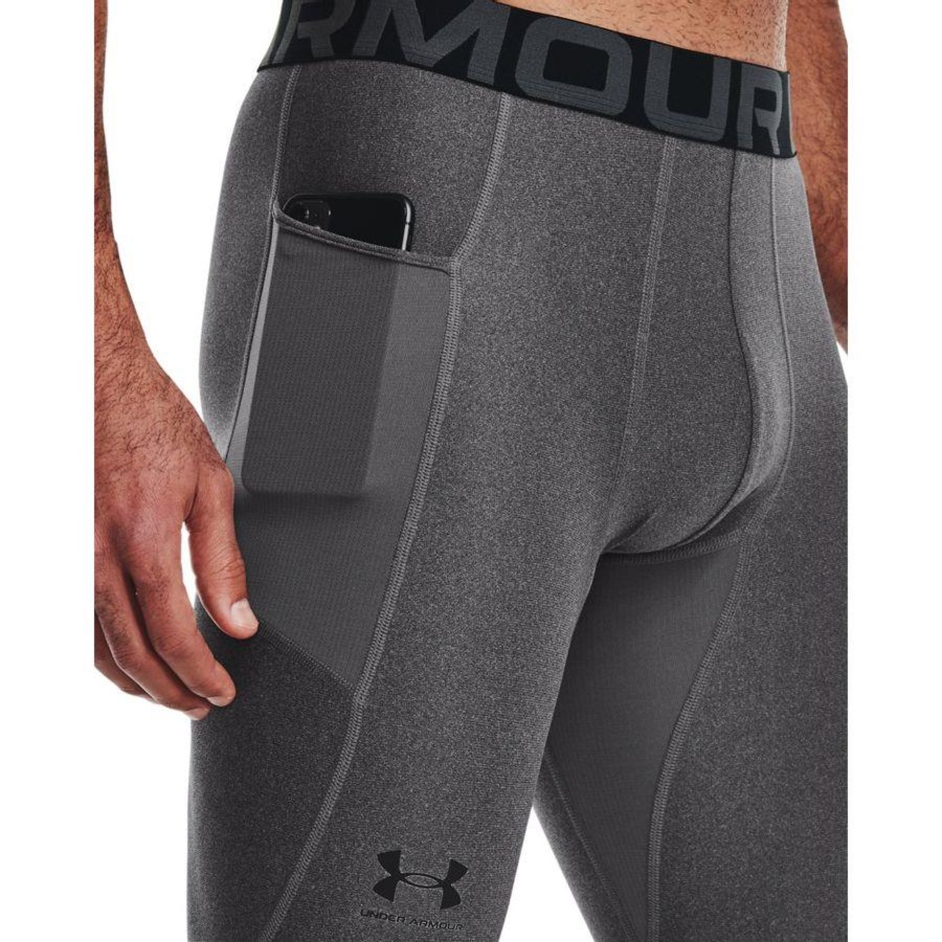 Calça Legging de Compressão Masculina Under Armour HG - Foto 5