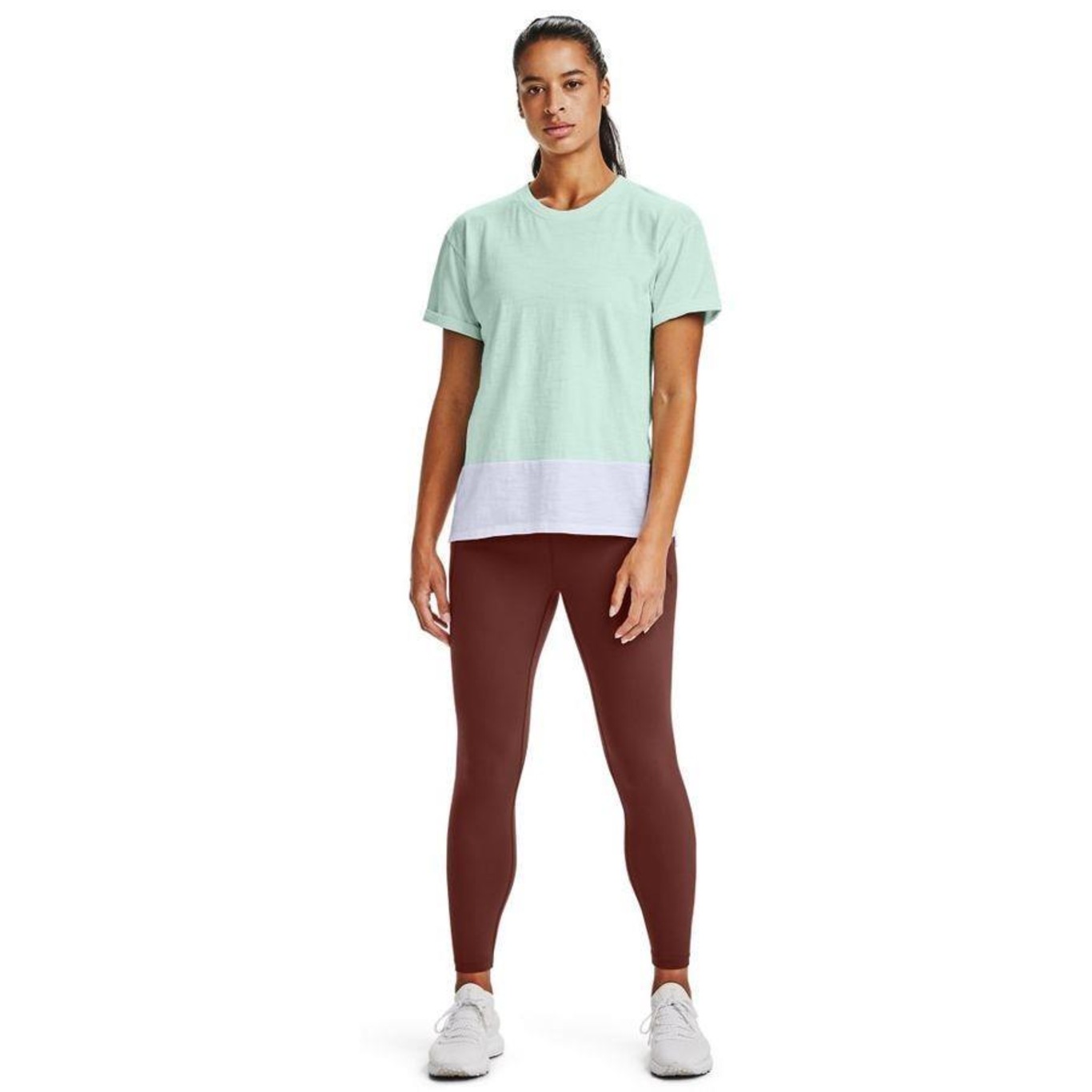 Camiseta Under Armour Charged Cotton - Feminina - Foto 2