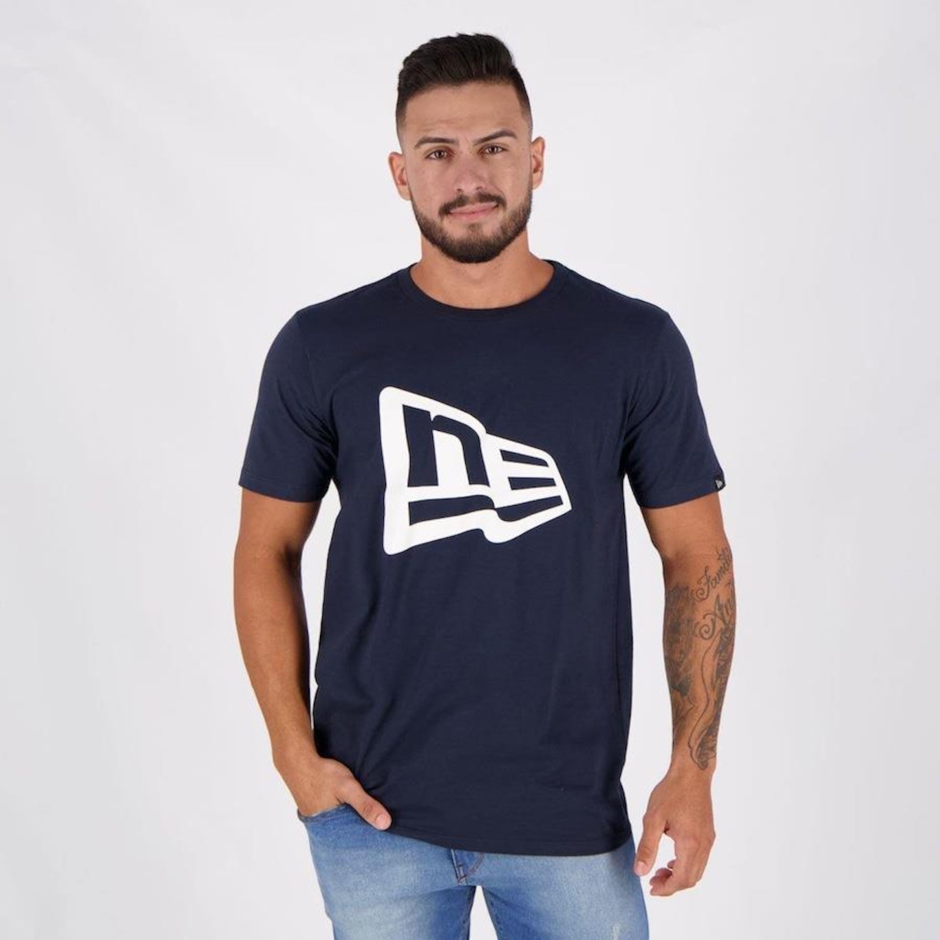 Camiseta New Era Essentials Flag - Masculina - Foto 1